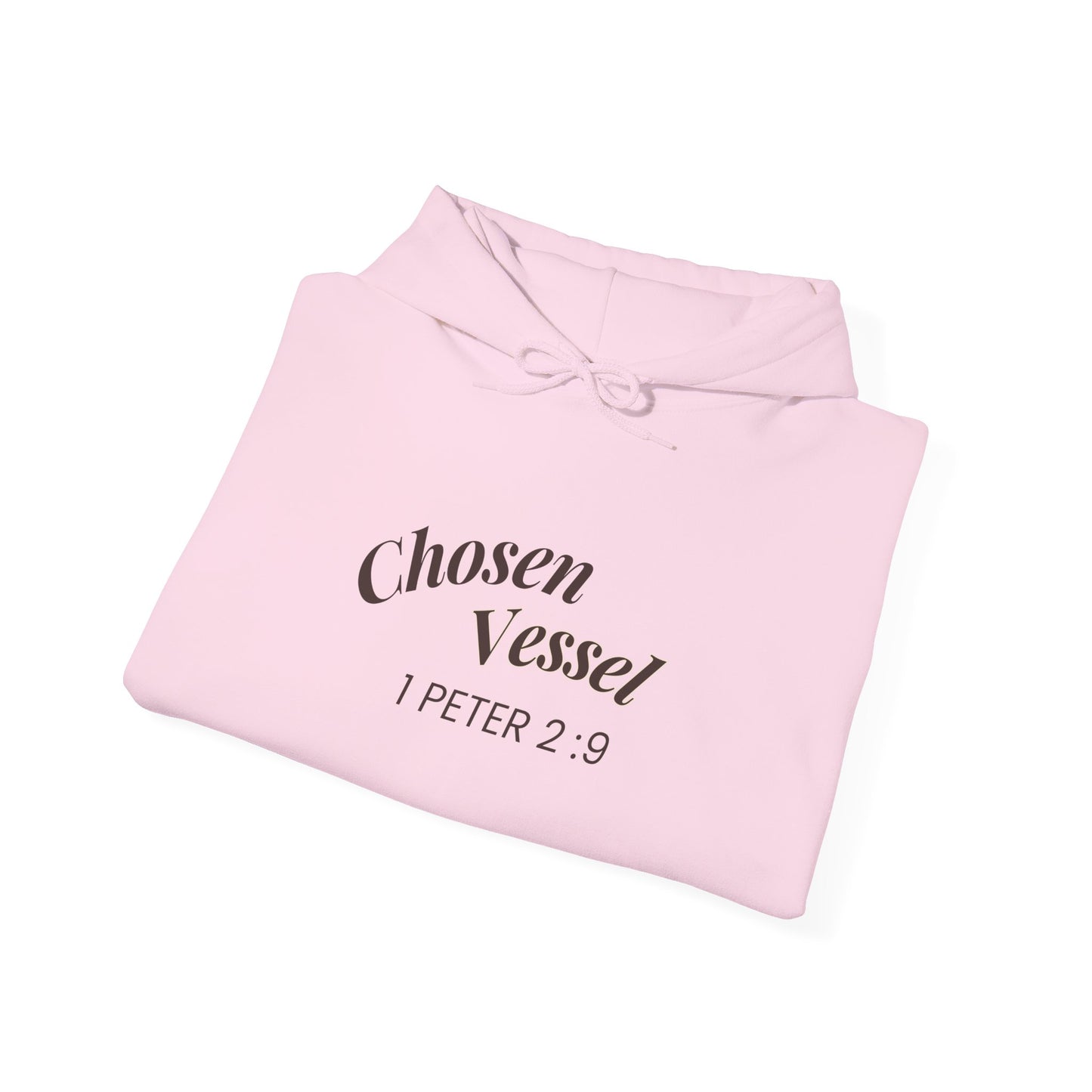 Chosen Vessel Hoodie — "You Are a Chosen People" | 1 Peter 2:9 Faith-Inspired Unisex Pullover Sweatshirt