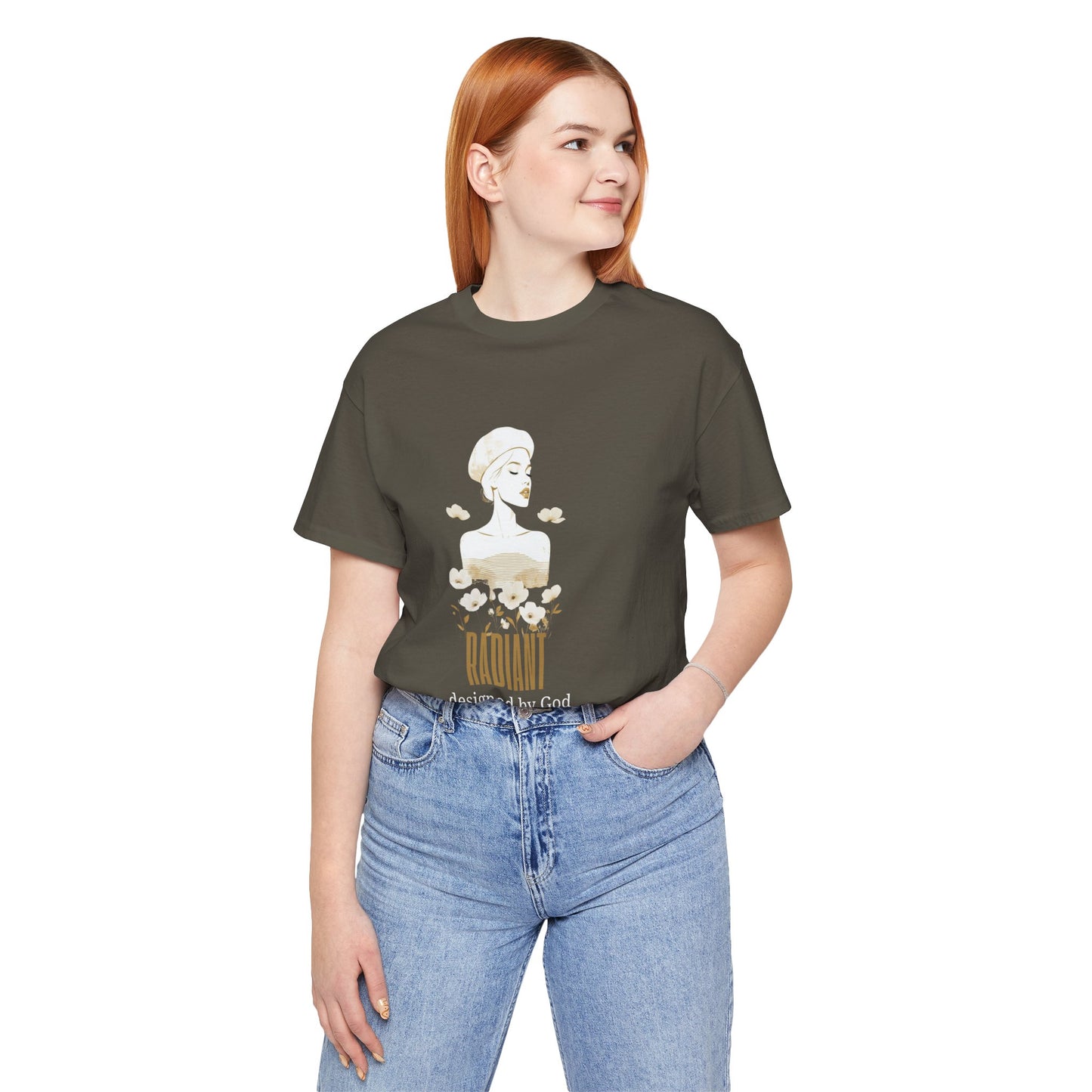 Radiant — Designed by God | Aesthetic Christian Faith T-Shirt | Streetwear Tee