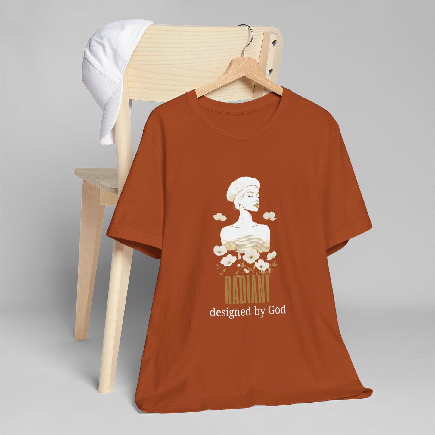 Radiant — Designed by God | Aesthetic Christian Faith T-Shirt | Streetwear Tee