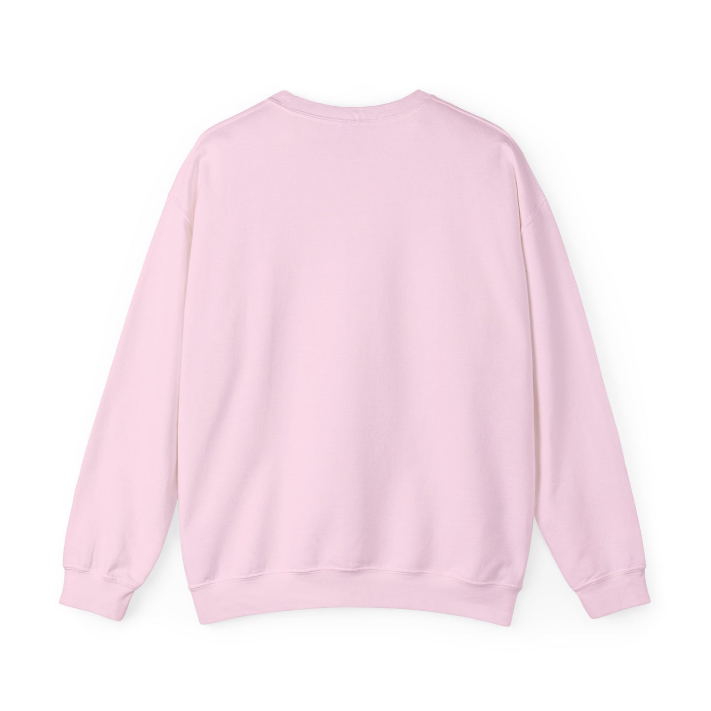 Crewneck Sweatshirt — "God is within her, she cannot fail" Pink Floral Faith Design