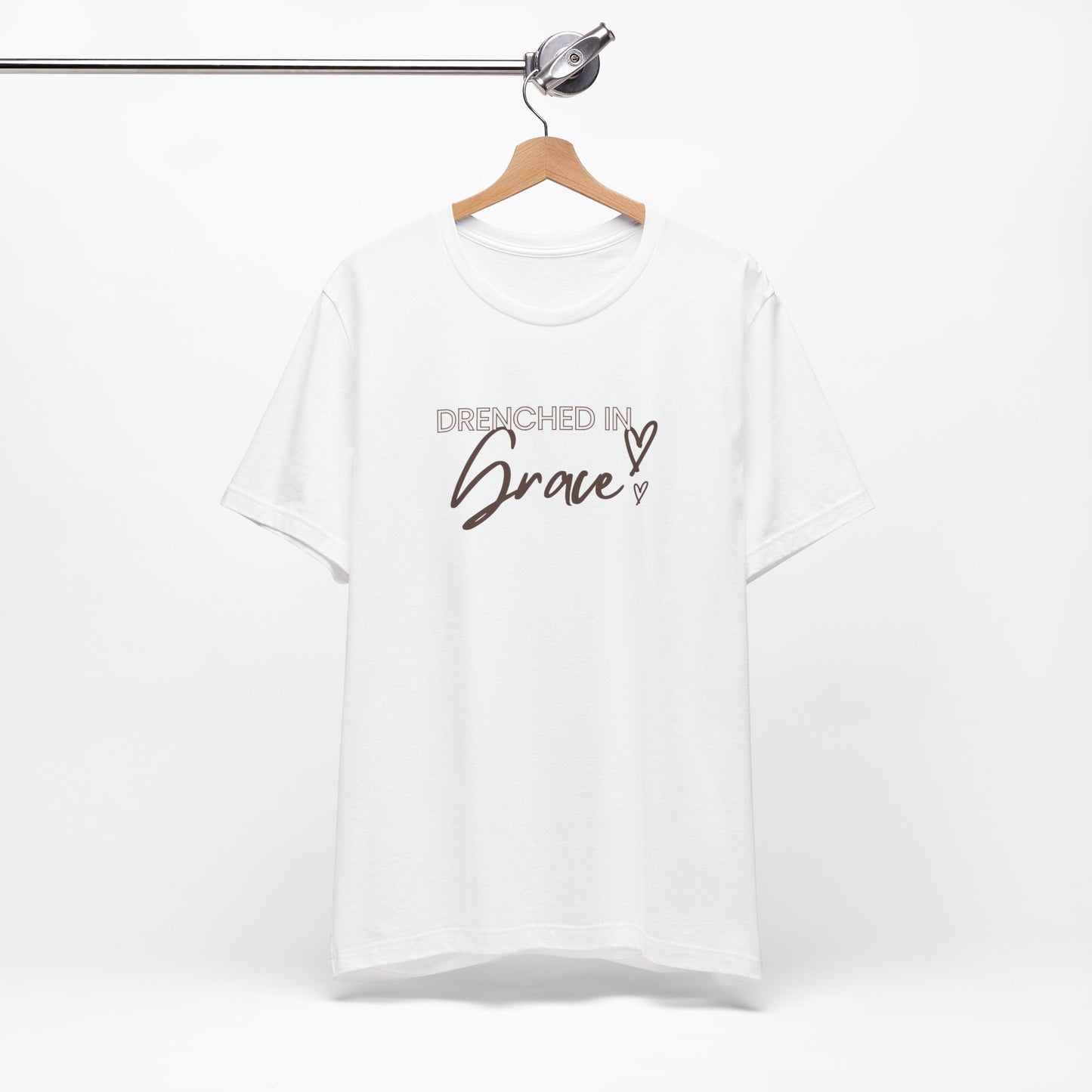 Drenched In Grace" Women's Christian Graphic Tee | Faith T-Shirt | Bella Canvas Inspirational Tee