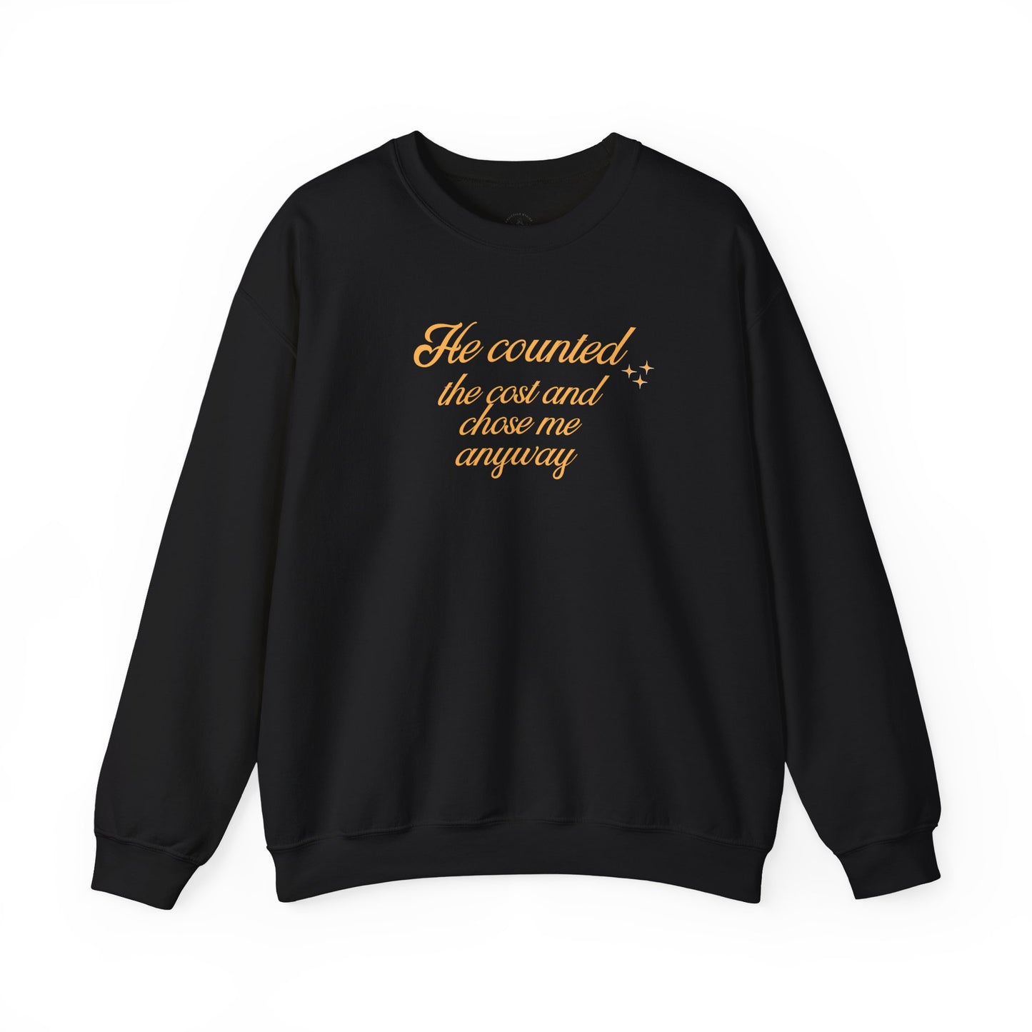 Christian Sweatshirt — "He Wore My Shame So I Could Wear His Glory" | Faith Crewneck | Religious Gift