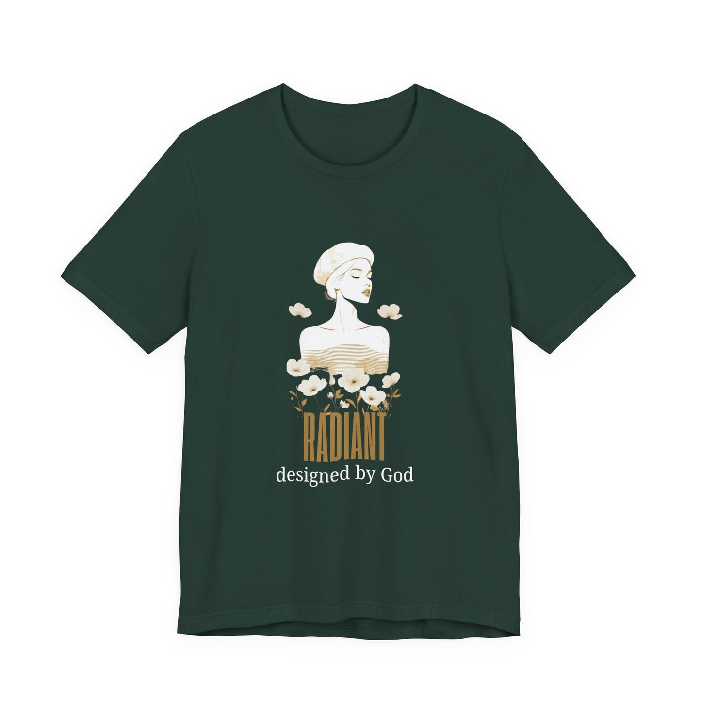 Radiant — Designed by God | Aesthetic Christian Faith T-Shirt | Streetwear Tee