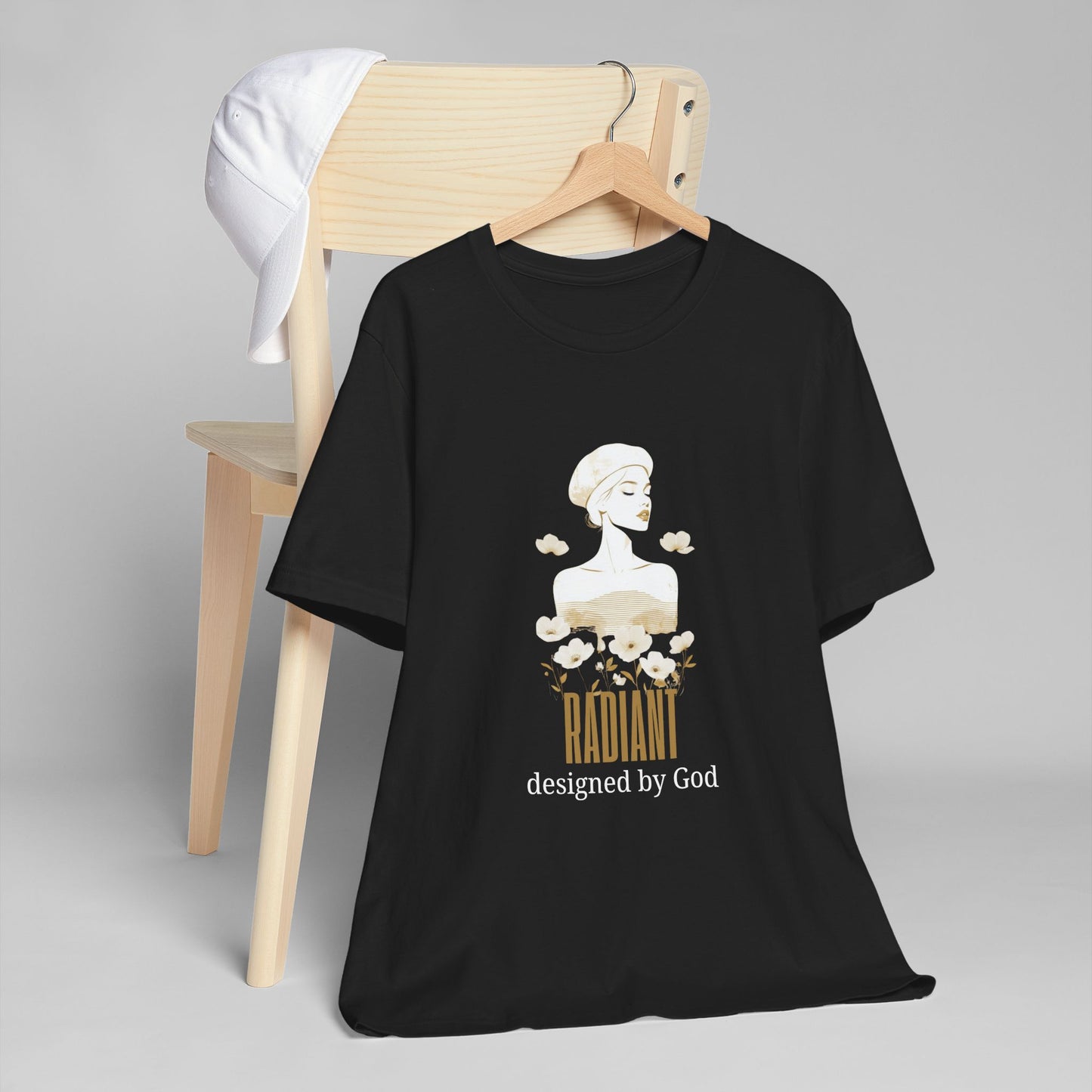Radiant — Designed by God | Aesthetic Christian Faith T-Shirt | Streetwear Tee