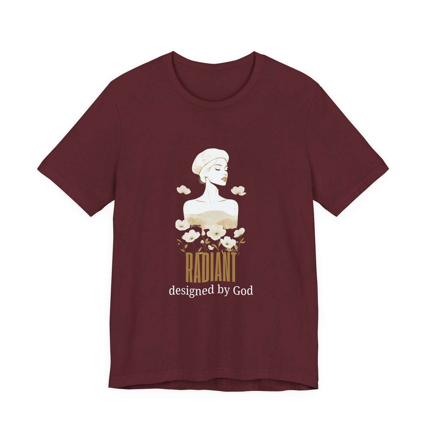 Radiant — Designed by God | Aesthetic Christian Faith T-Shirt | Streetwear Tee