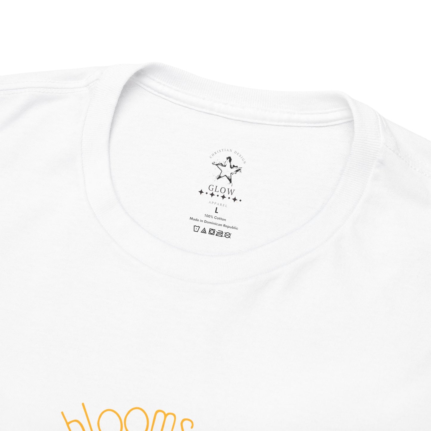 Floral Self-Love Tee — "You Are Worthy" White Cotton T-Shirt