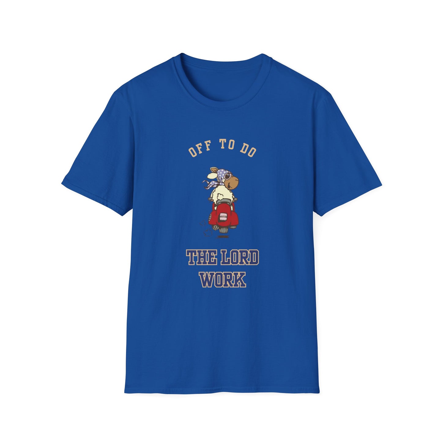 "Off To Do The Lord's Work" Unisex Christian Graphic Tee | Funny Faith T-Shirt | Christian Scooter Teefaith and fun tshirtfaith and fun tshirt