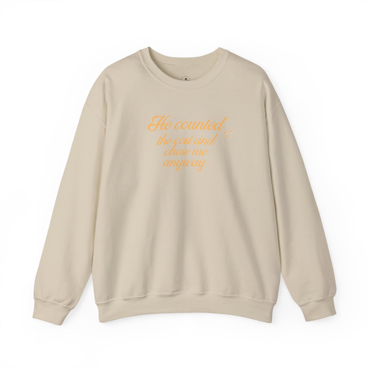Christian Sweatshirt — "He Wore My Shame So I Could Wear His Glory" | Faith Crewneck | Religious Gift