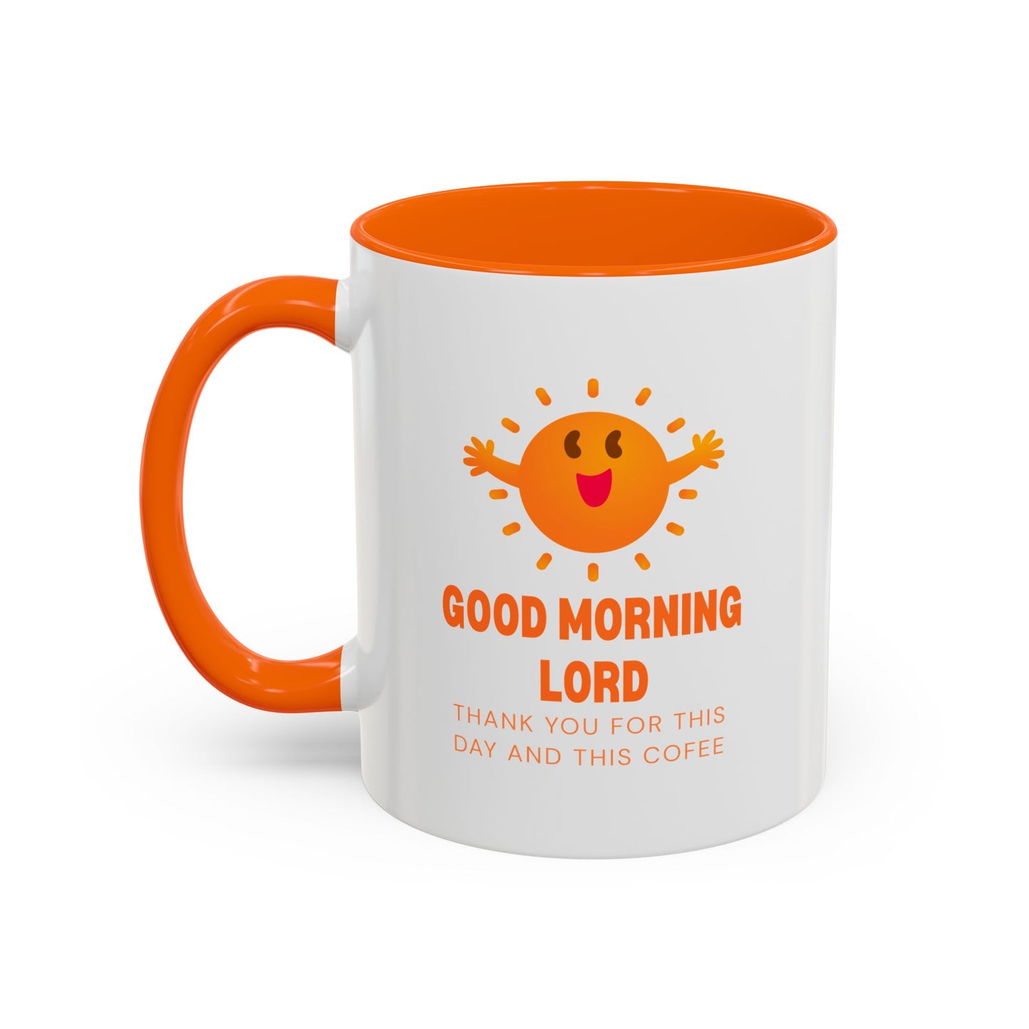 Good Morning Lord Coffee Mug — Christian Inspirational Accent Mug (11/15oz)