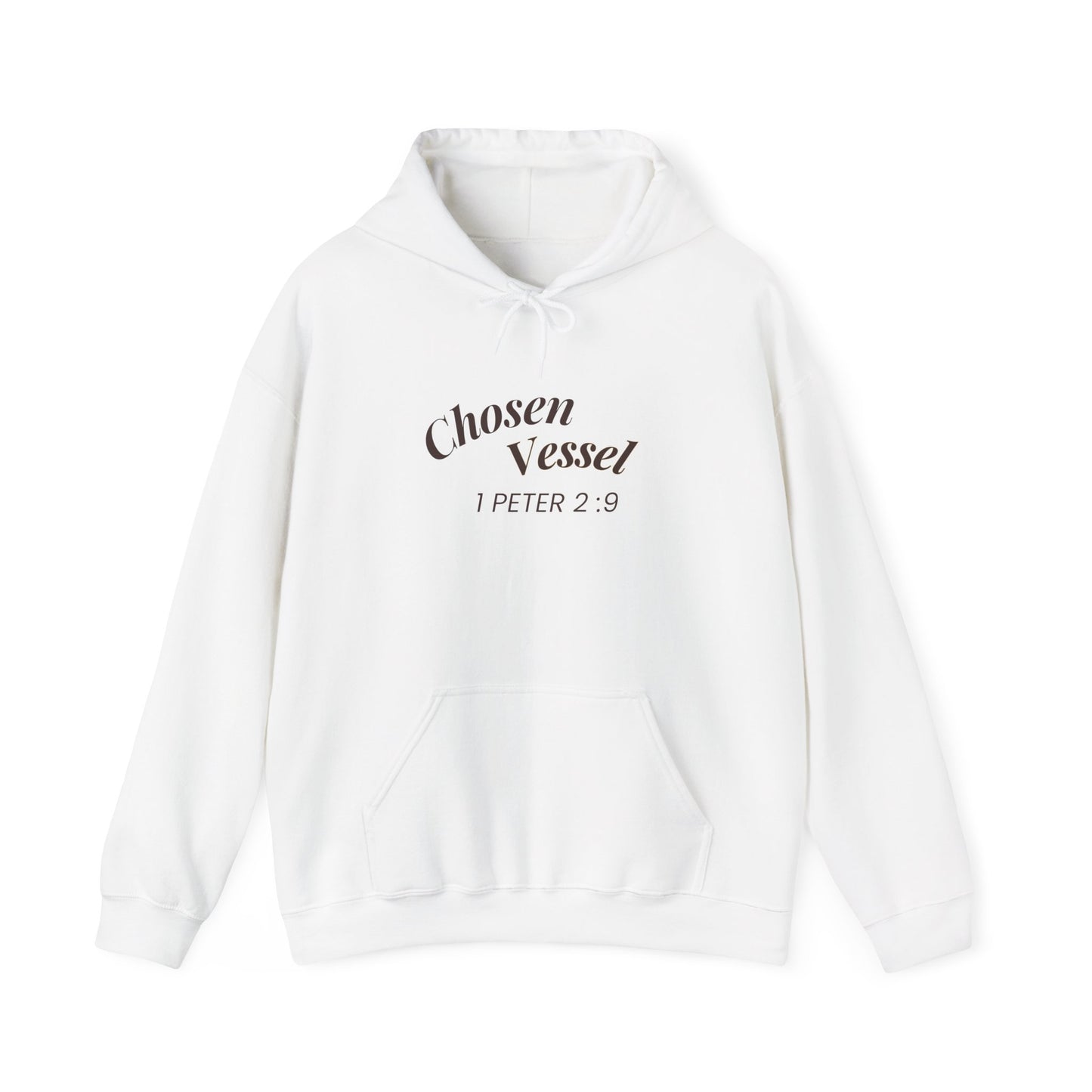 Chosen Vessel Hoodie — "You Are a Chosen People" | 1 Peter 2:9 Faith-Inspired Unisex Pullover Sweatshirt