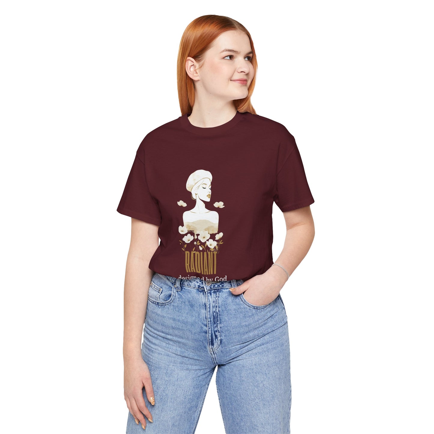 Radiant — Designed by God | Aesthetic Christian Faith T-Shirt | Streetwear Tee