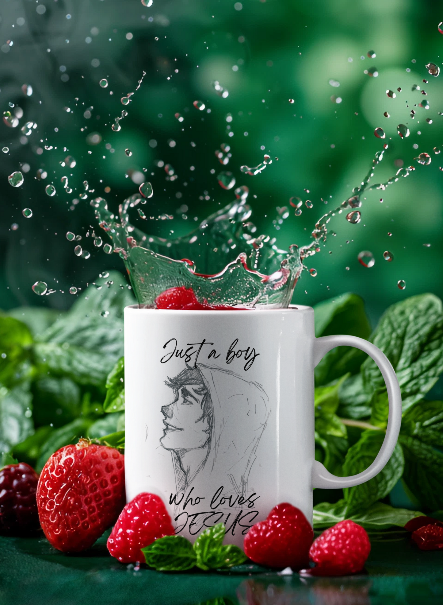 Gift for Christian Teen Boy | Mug for Boy Who Loves God | Faith Gift for Son | Youth Ministry | Church | Baptism | Jesus | 11oz