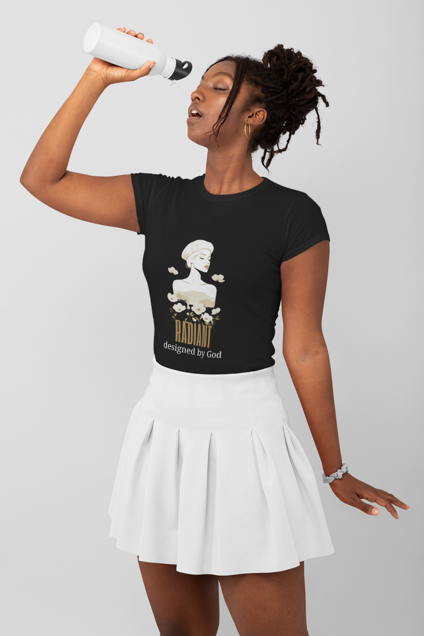 Radiant — Designed by God | Aesthetic Christian Faith T-Shirt | Streetwear Tee
