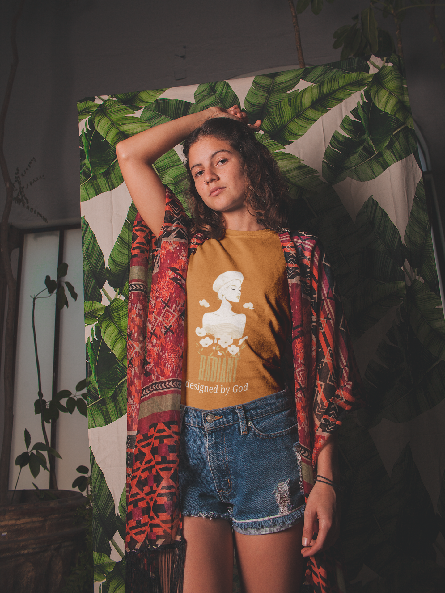 Radiant — Designed by God | Aesthetic Christian Faith T-Shirt | Streetwear Tee