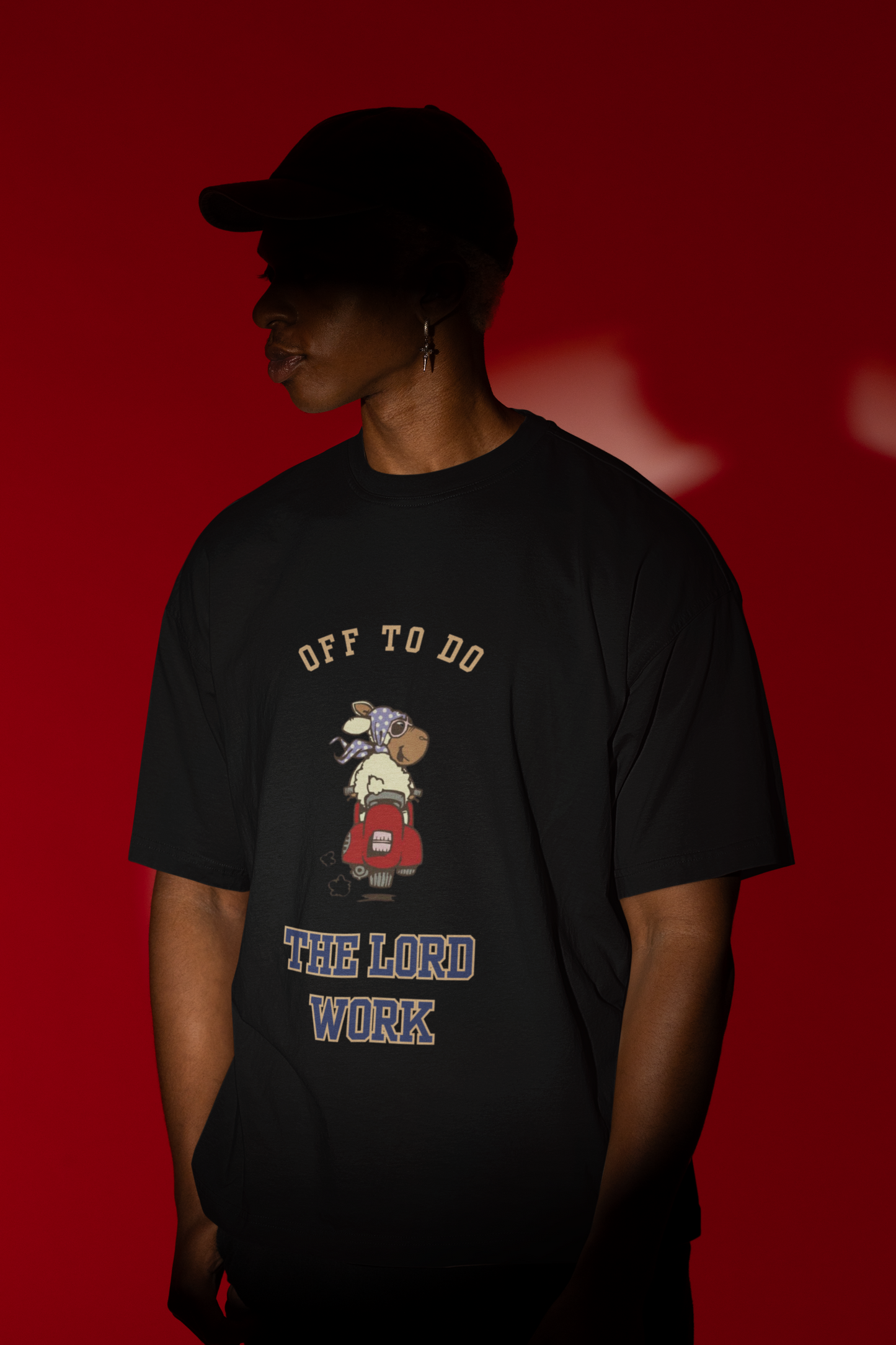 "Off To Do The Lord's Work" Unisex Christian Graphic Tee | Funny Faith T-Shirt | Christian Scooter Teefaith and fun tshirtfaith and fun tshirt