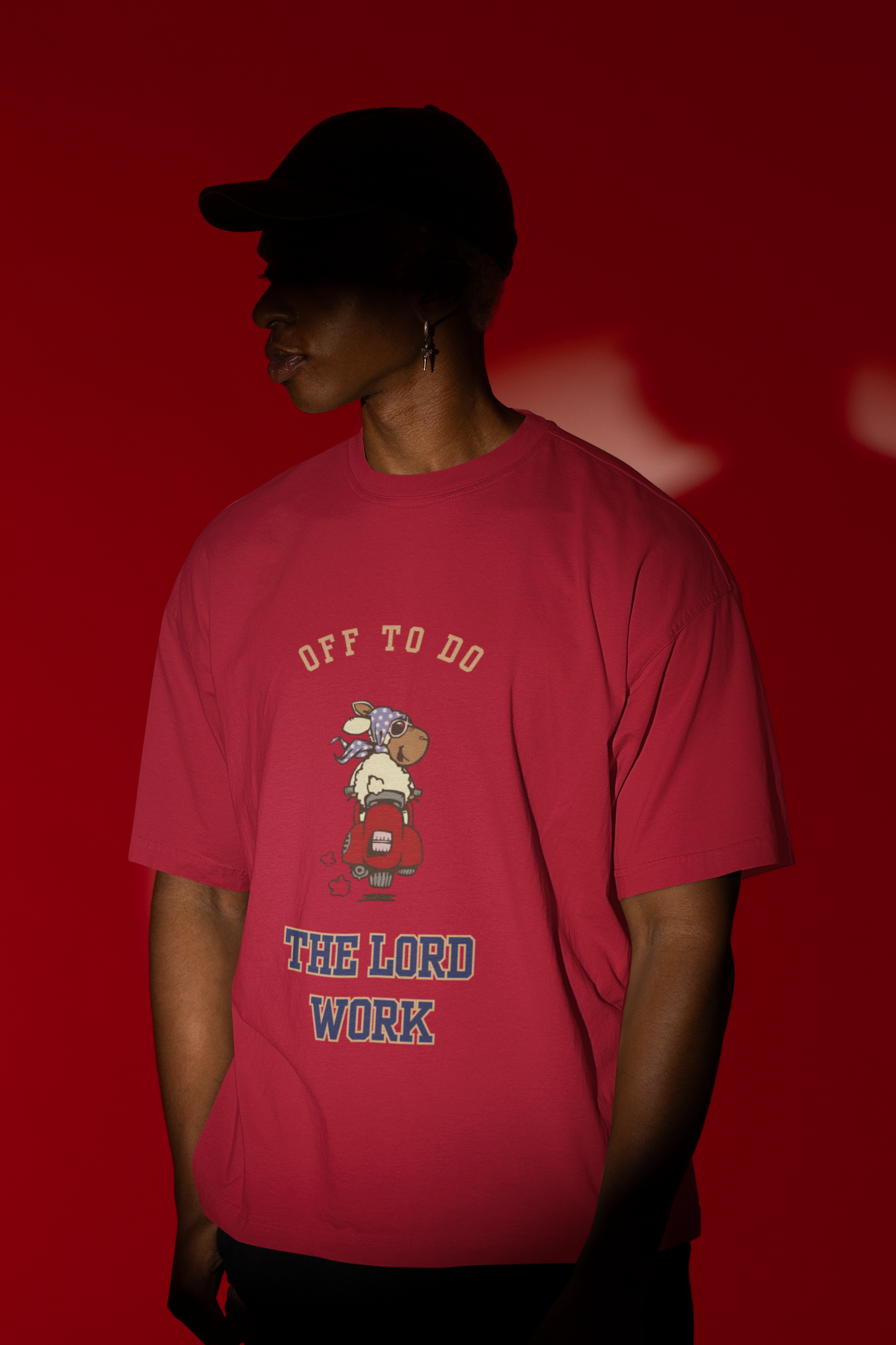 "Off To Do The Lord's Work" Unisex Christian Graphic Tee | Funny Faith T-Shirt | Christian Scooter Teefaith and fun tshirtfaith and fun tshirt