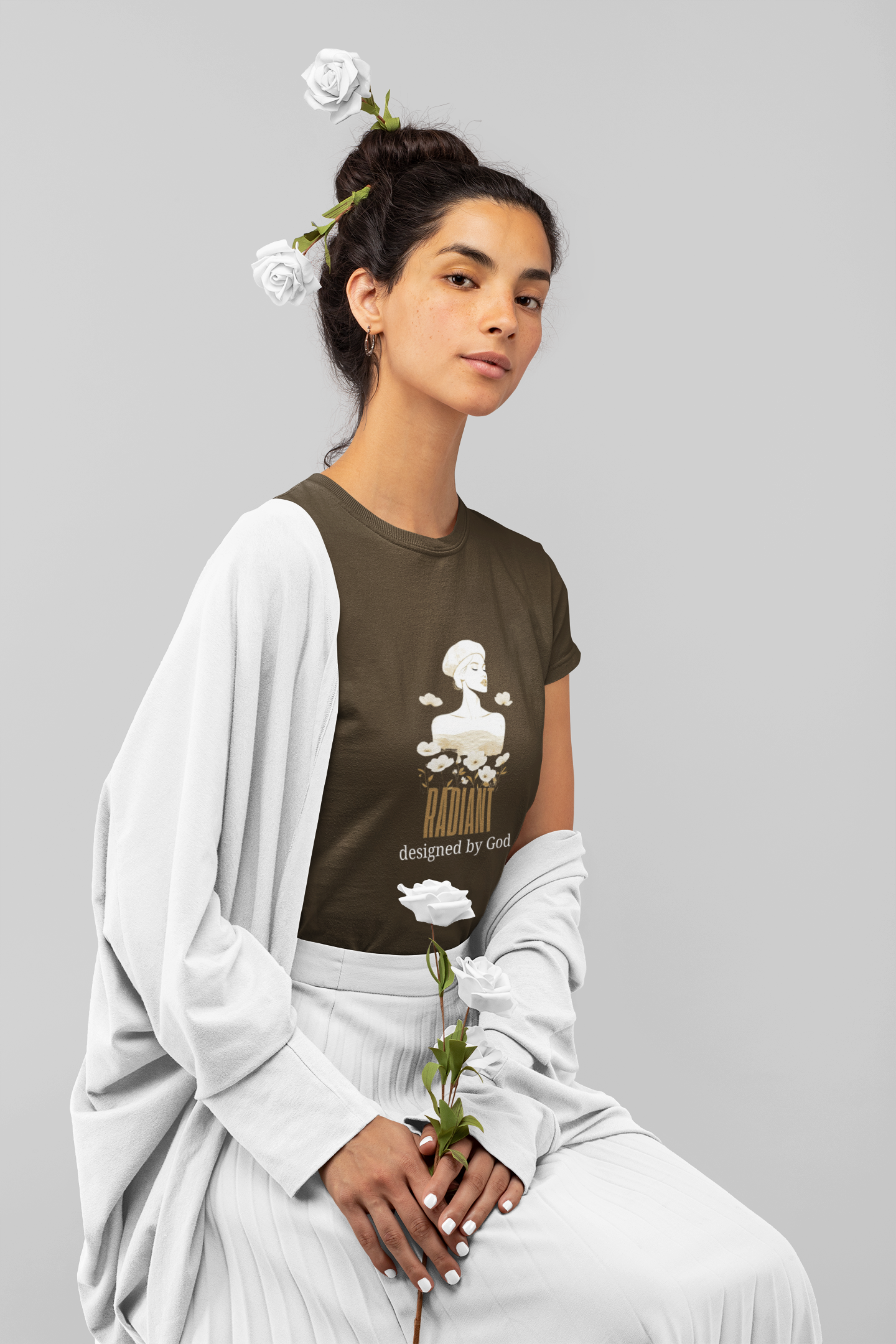 Radiant — Designed by God | Aesthetic Christian Faith T-Shirt | Streetwear Tee