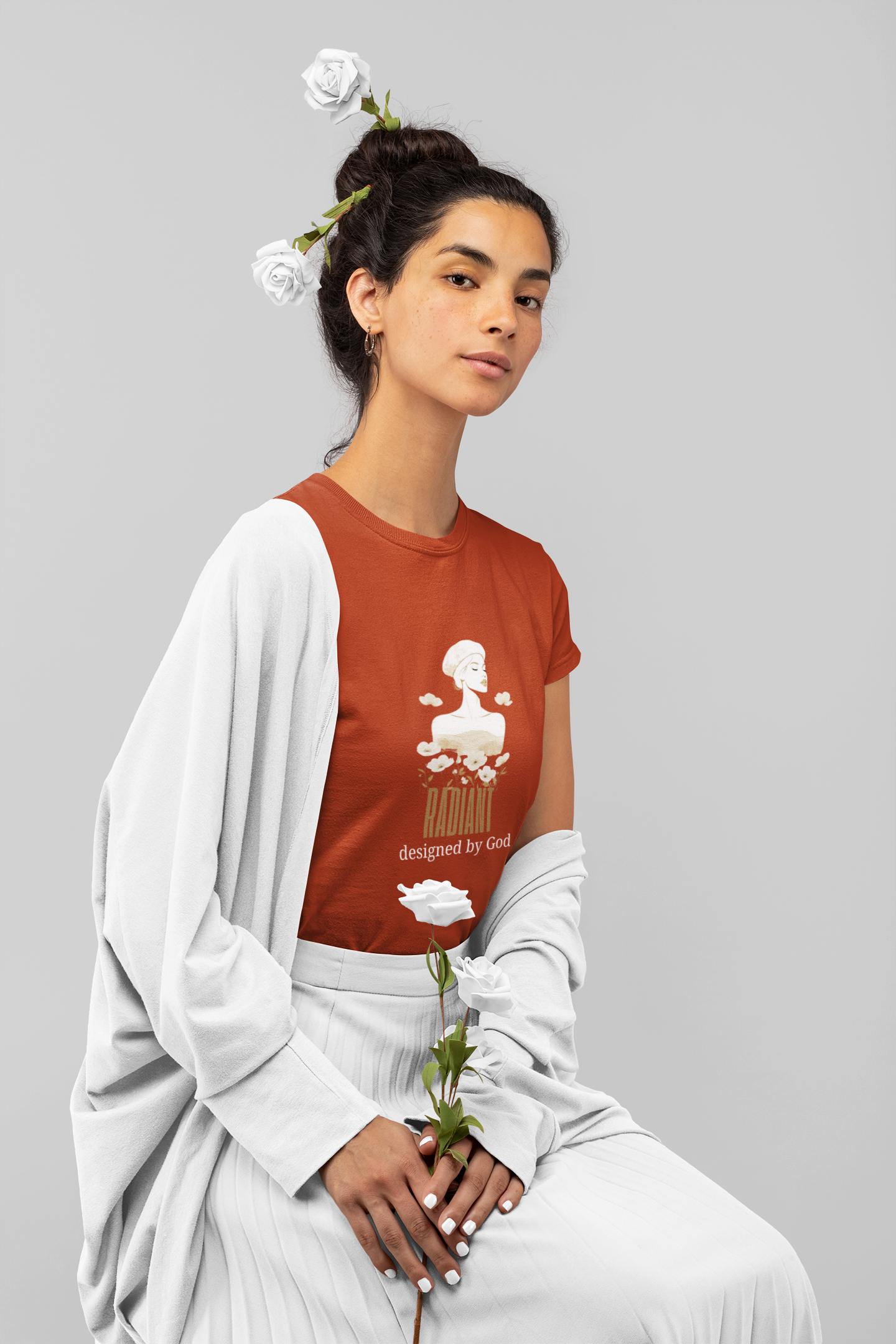 Radiant — Designed by God | Aesthetic Christian Faith T-Shirt | Streetwear Tee