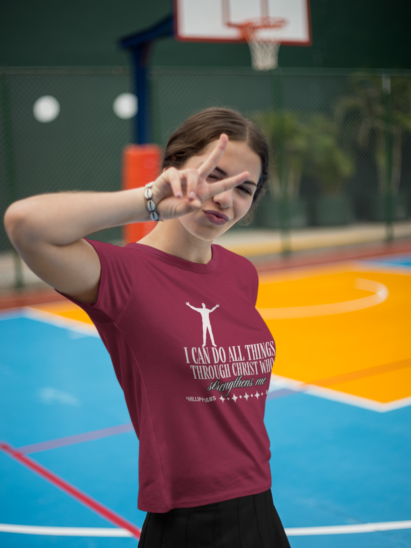I Can Do All Things Through Christ Who Strengthens Me" Philippians 4:13 Unisex Christian Graphic Tee | Faith T-ShirtPhilippians 4:13 shirt