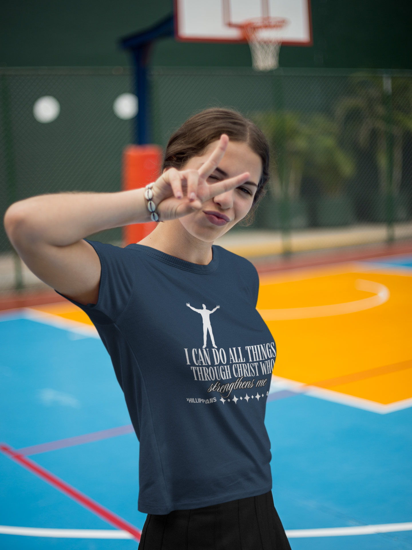 I Can Do All Things Through Christ Who Strengthens Me" Philippians 4:13 Unisex Christian Graphic Tee | Faith T-ShirtPhilippians 4:13 shirt