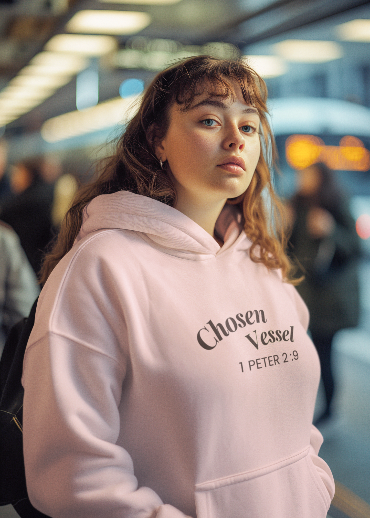 Chosen Vessel Hoodie — "You Are a Chosen People" | 1 Peter 2:9 Faith-Inspired Unisex Pullover Sweatshirt