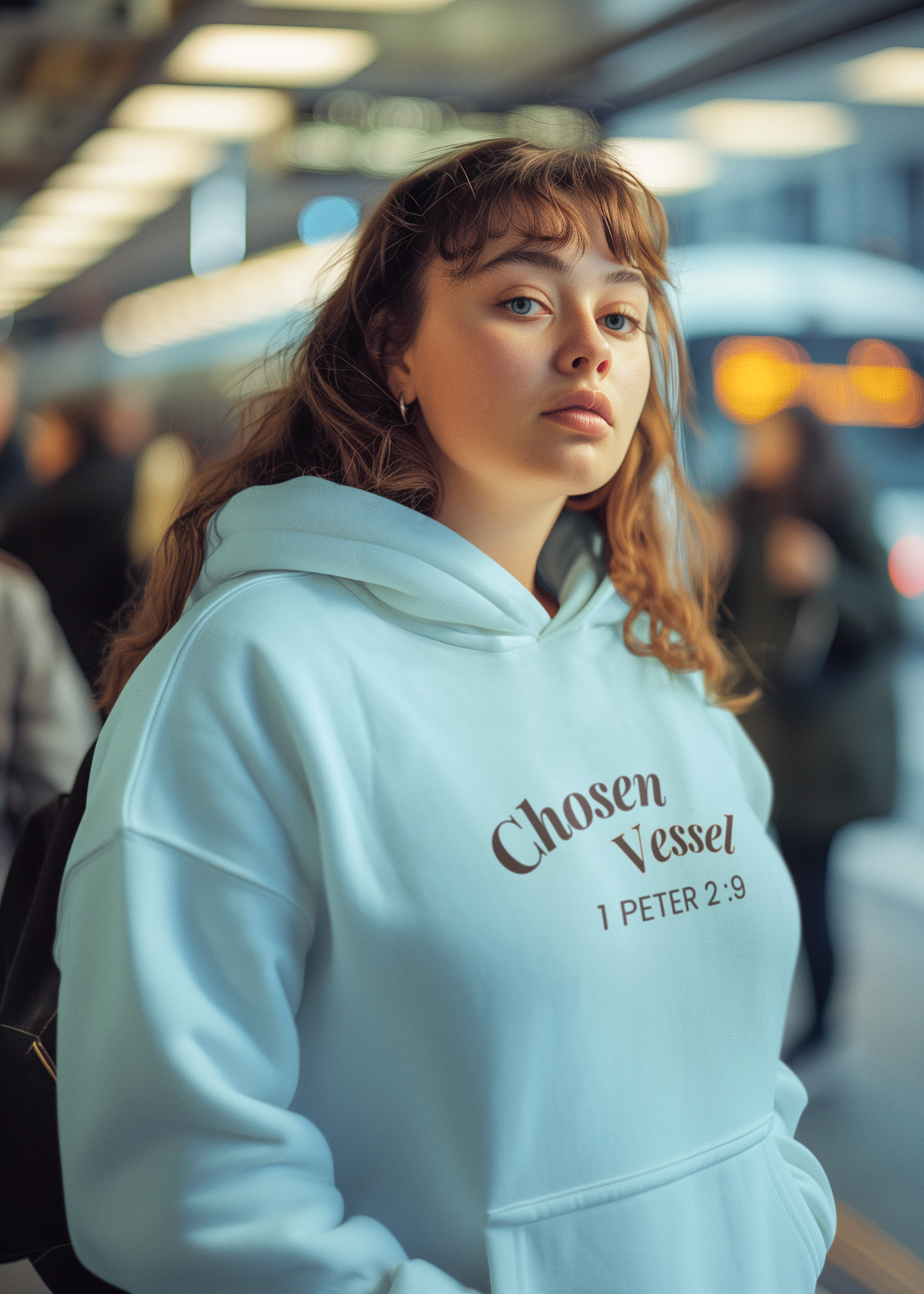 Chosen Vessel Hoodie — "You Are a Chosen People" | 1 Peter 2:9 Faith-Inspired Unisex Pullover Sweatshirt
