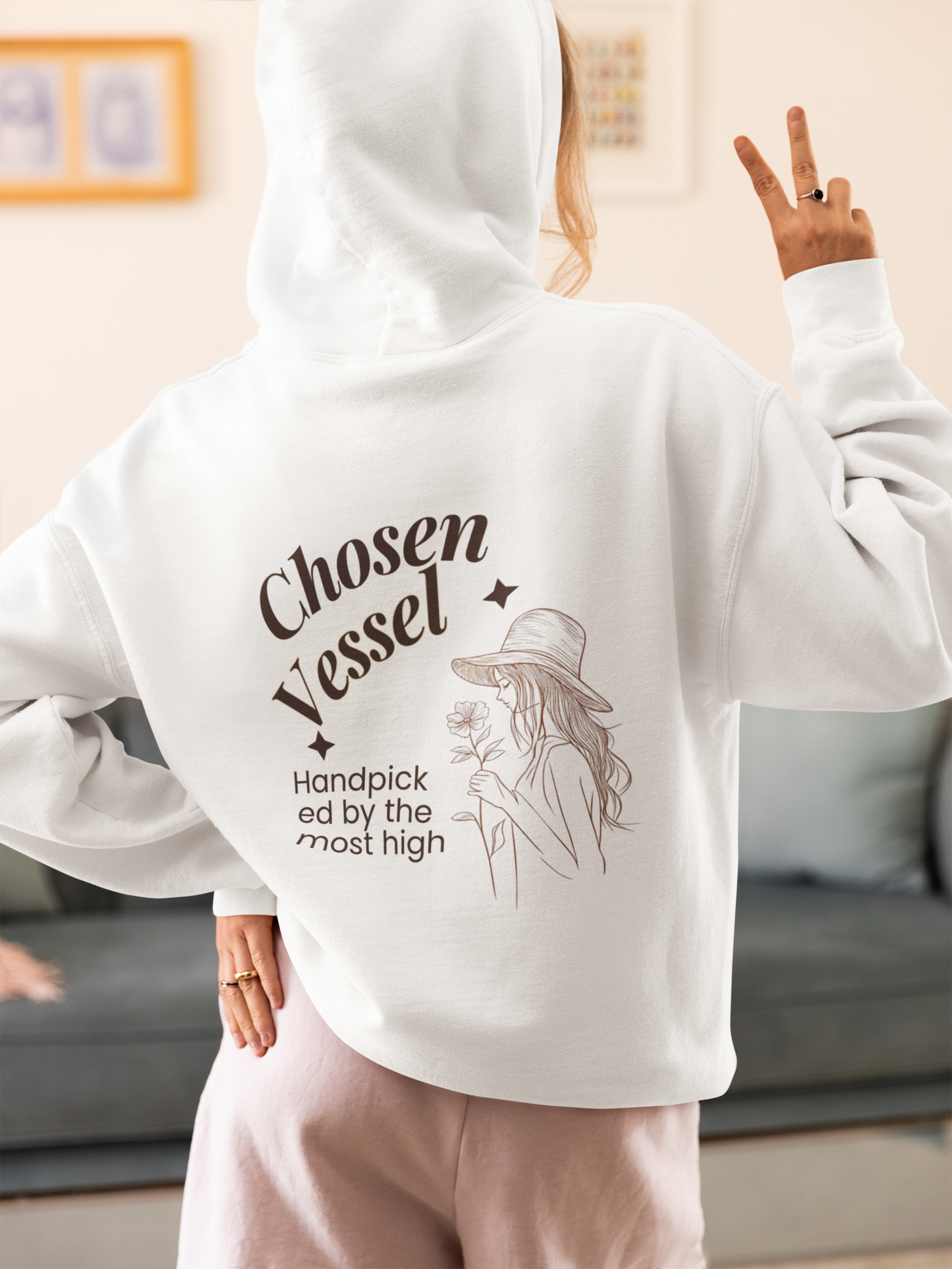 Chosen Vessel Hoodie — "You Are a Chosen People" | 1 Peter 2:9 Faith-Inspired Unisex Pullover Sweatshirt