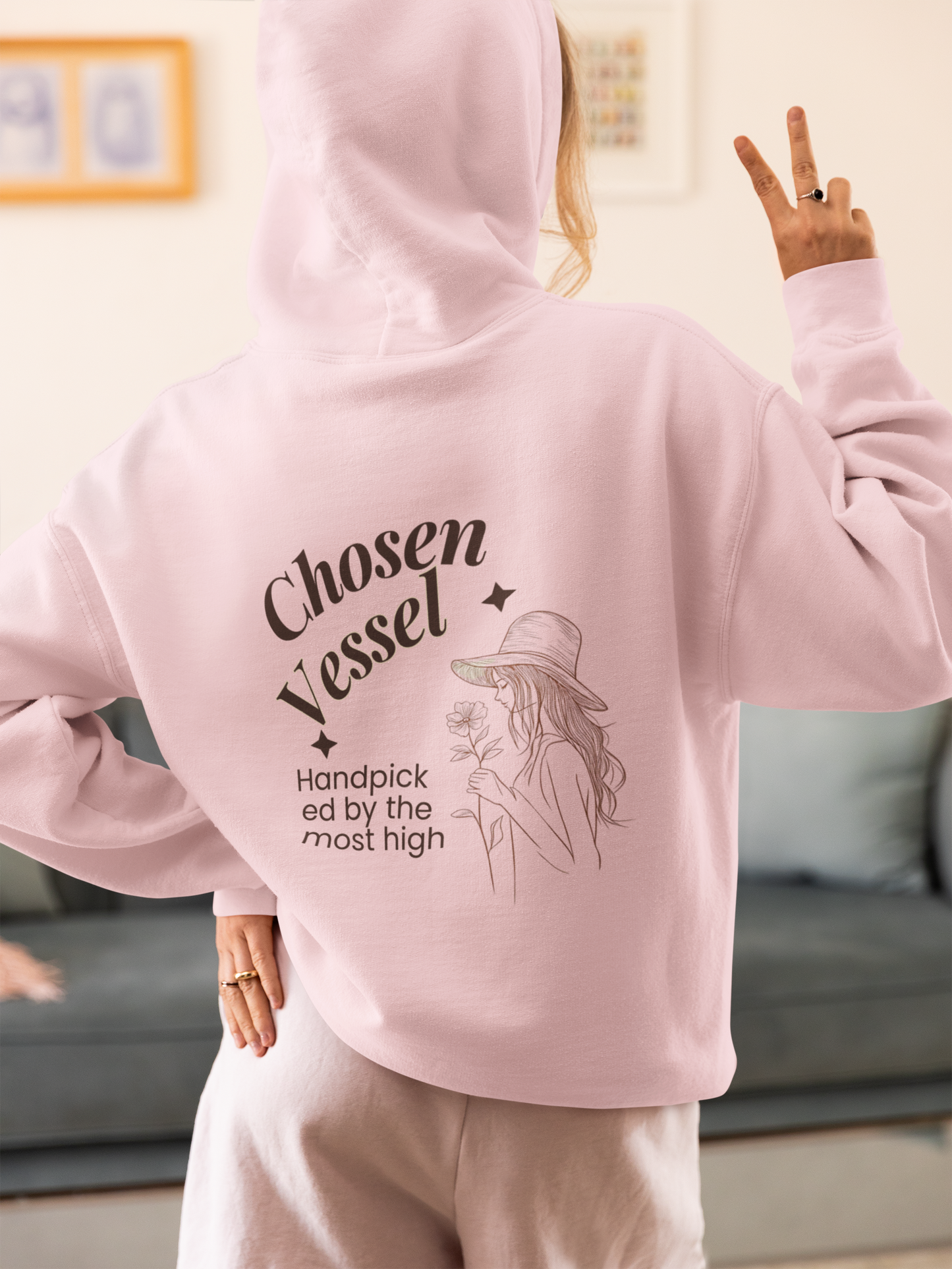 Chosen Vessel Hoodie — "You Are a Chosen People" | 1 Peter 2:9 Faith-Inspired Unisex Pullover Sweatshirt