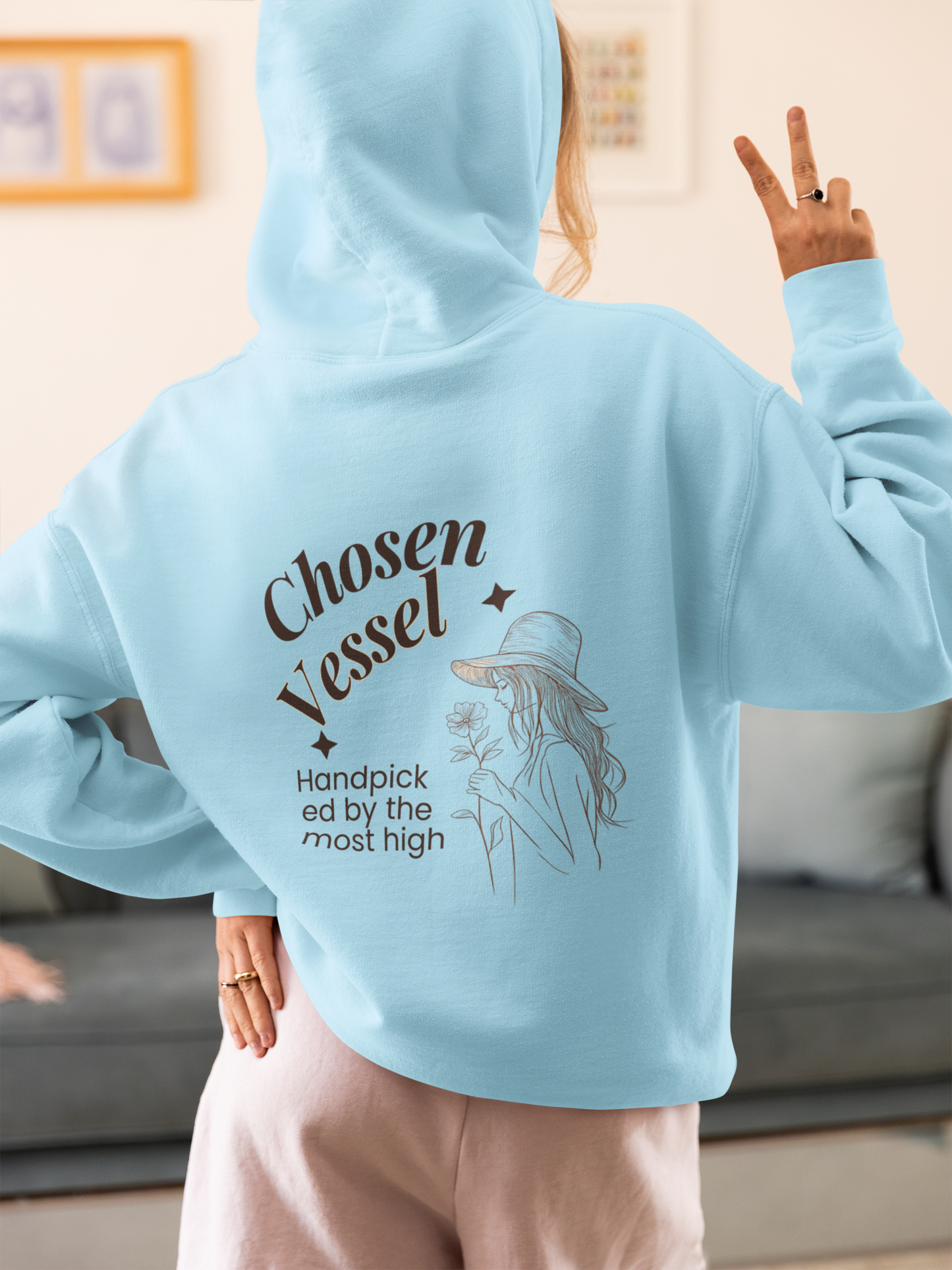 Chosen Vessel Hoodie — "You Are a Chosen People" | 1 Peter 2:9 Faith-Inspired Unisex Pullover Sweatshirt