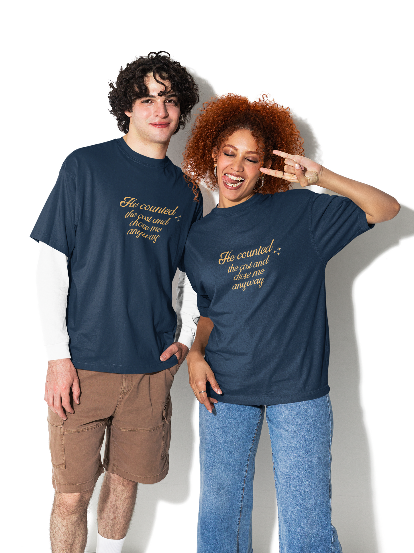 He Wore My Shame — Faith Streetwear Tee