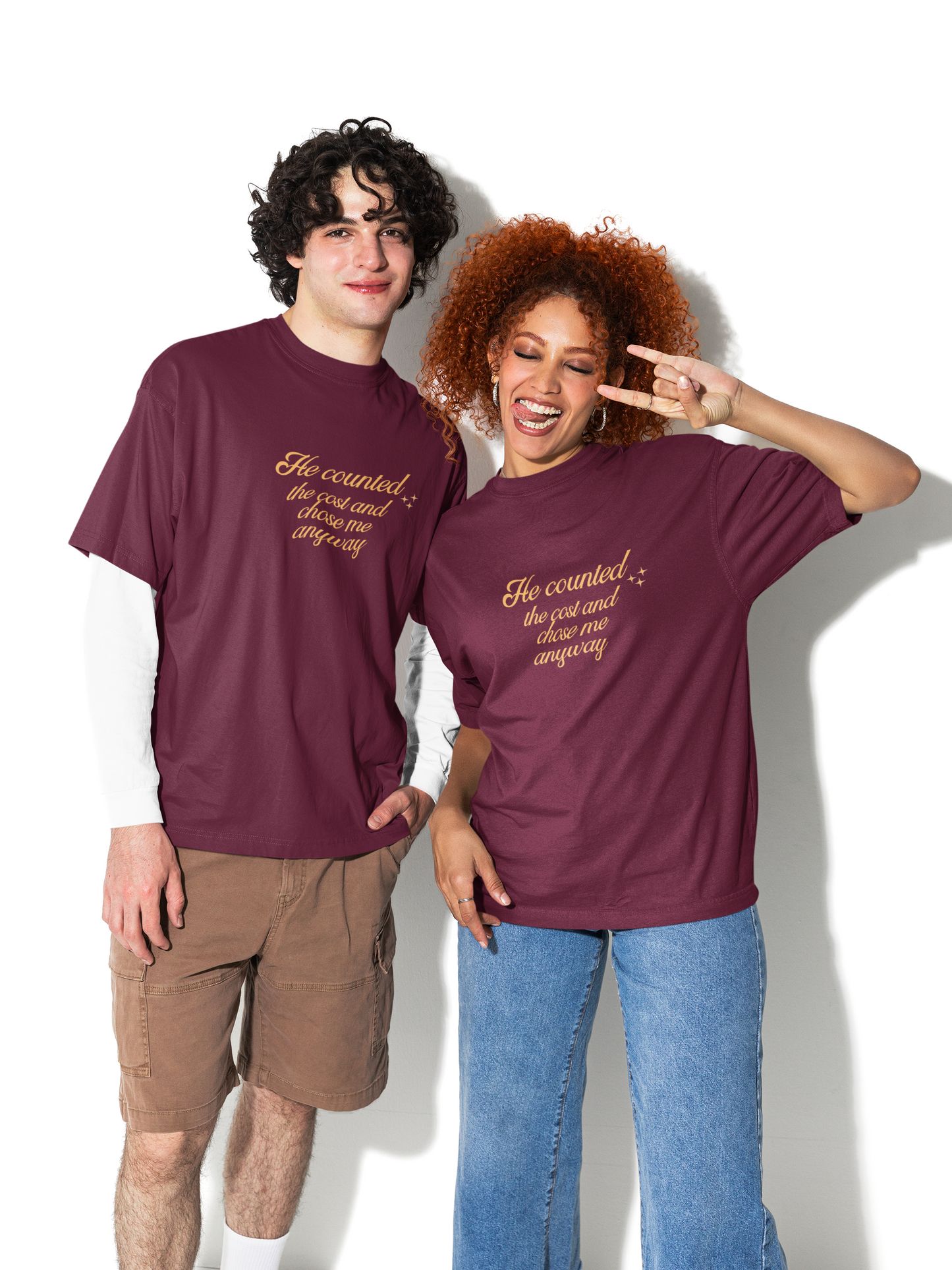 He Wore My Shame — Faith Streetwear Tee