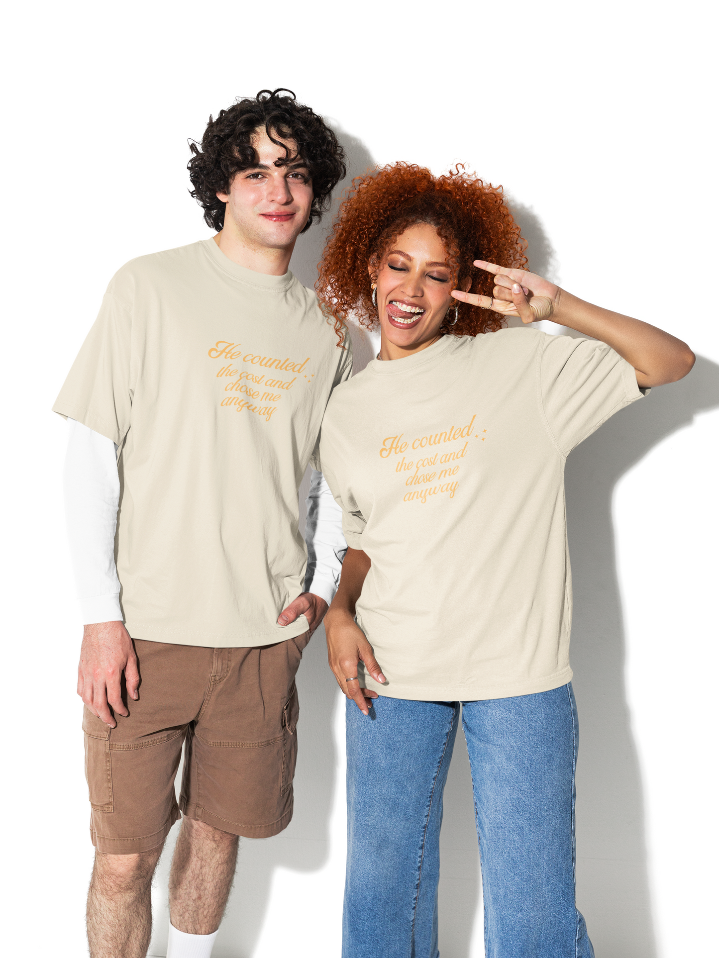 He Wore My Shame — Faith Streetwear Tee