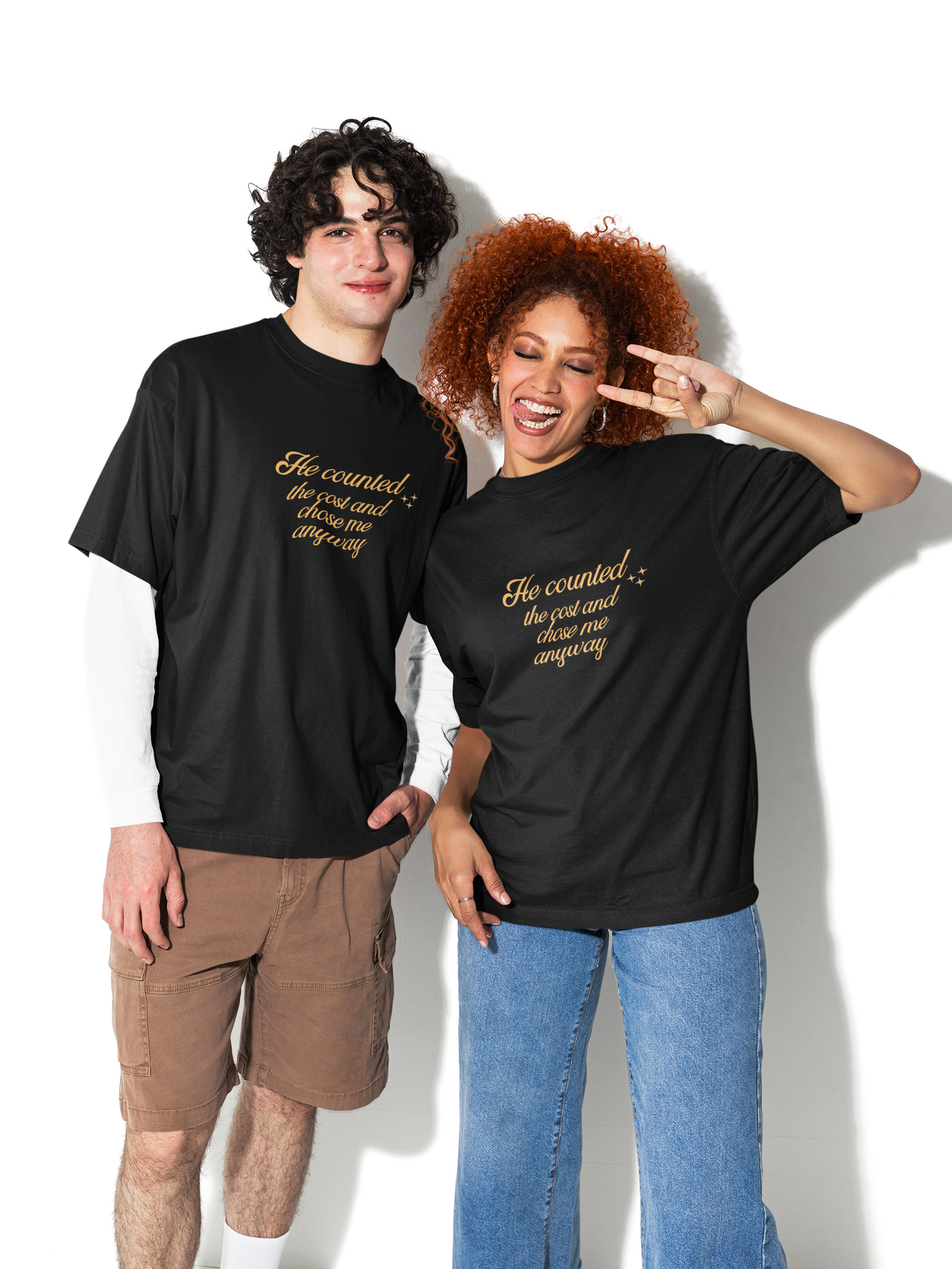 He Wore My Shame — Faith Streetwear Tee