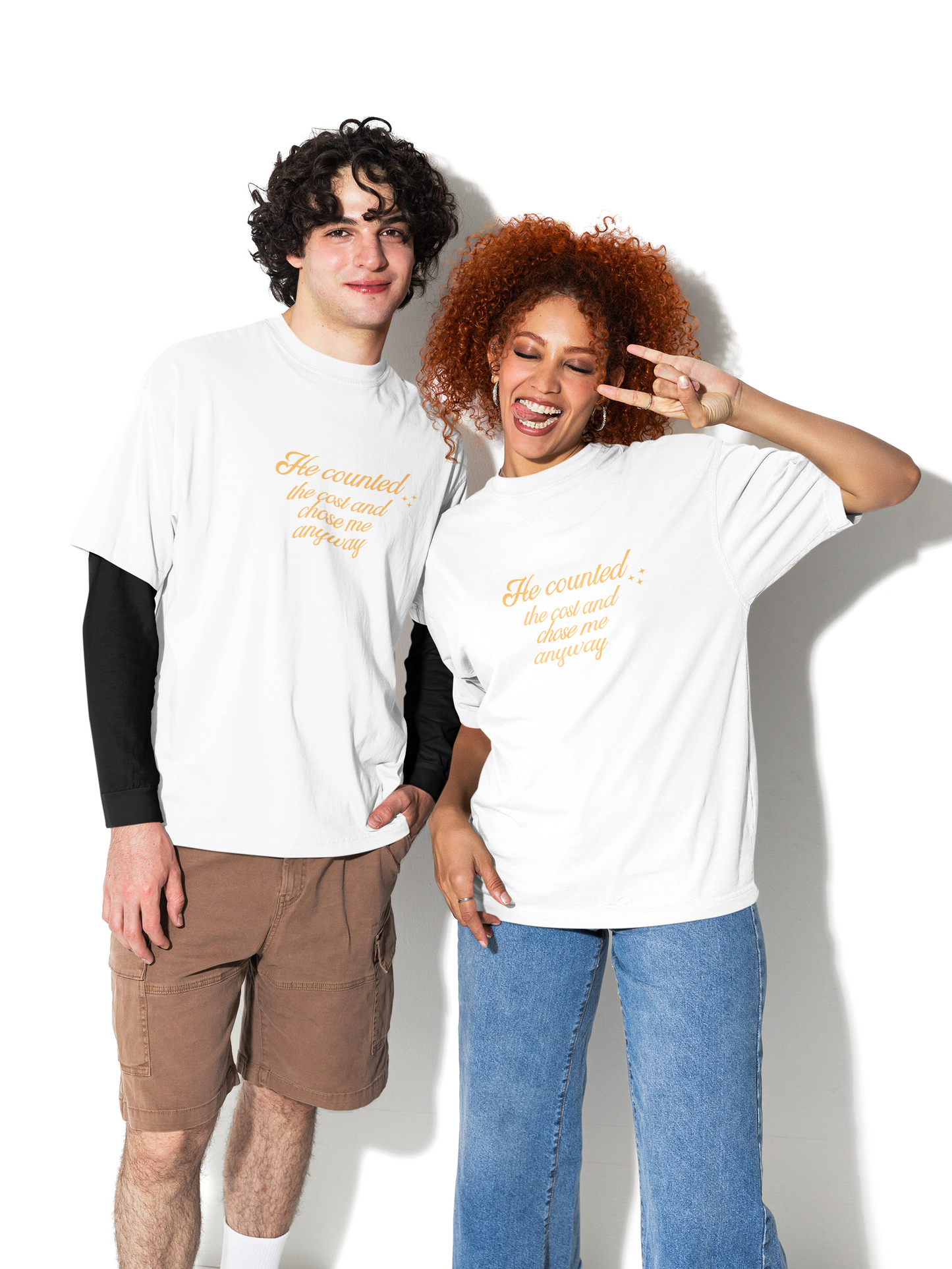 He Wore My Shame — Faith Streetwear Tee