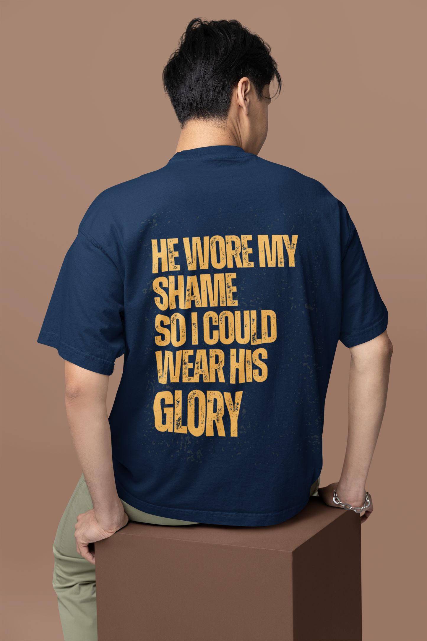 He Wore My Shame — Faith Streetwear Tee