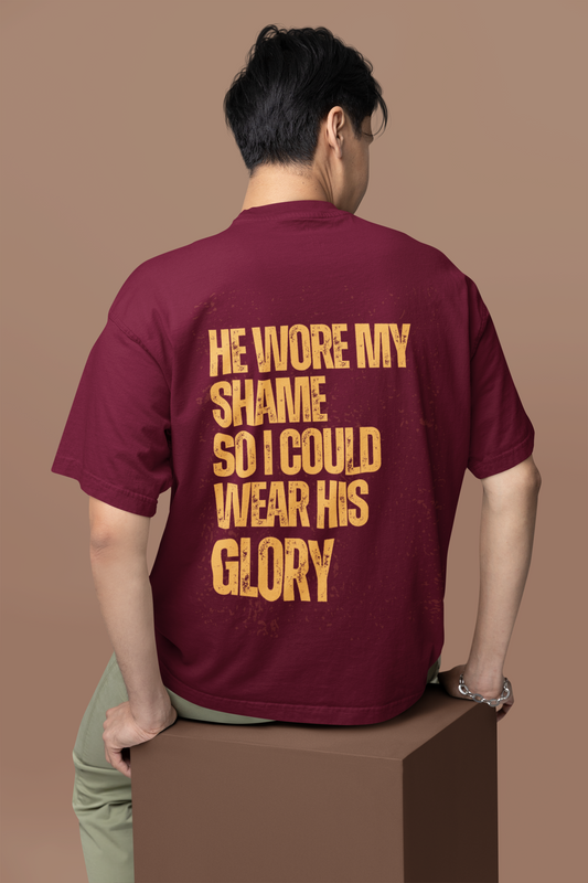 He Wore My Shame — Faith Streetwear Tee