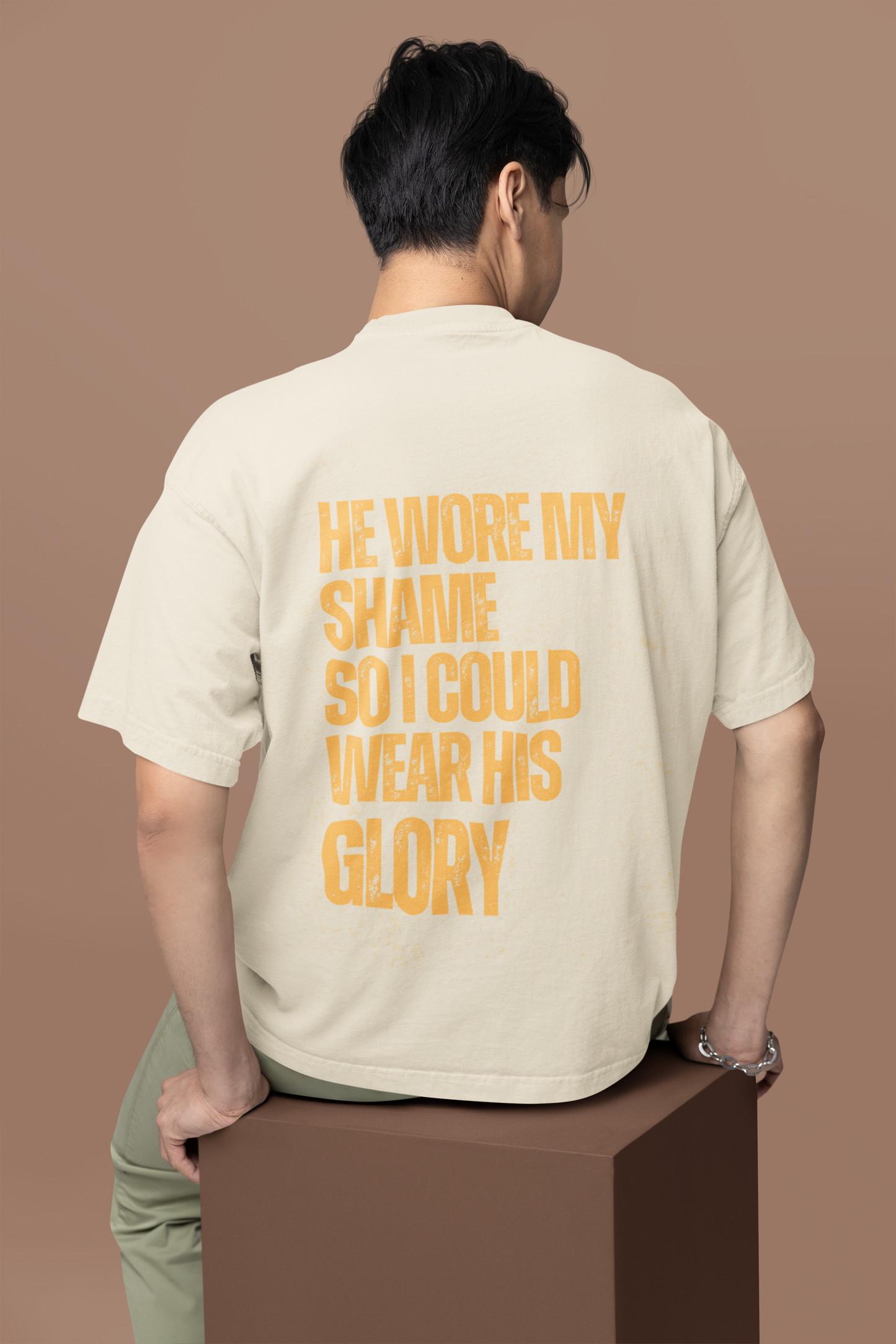He Wore My Shame — Faith Streetwear Tee