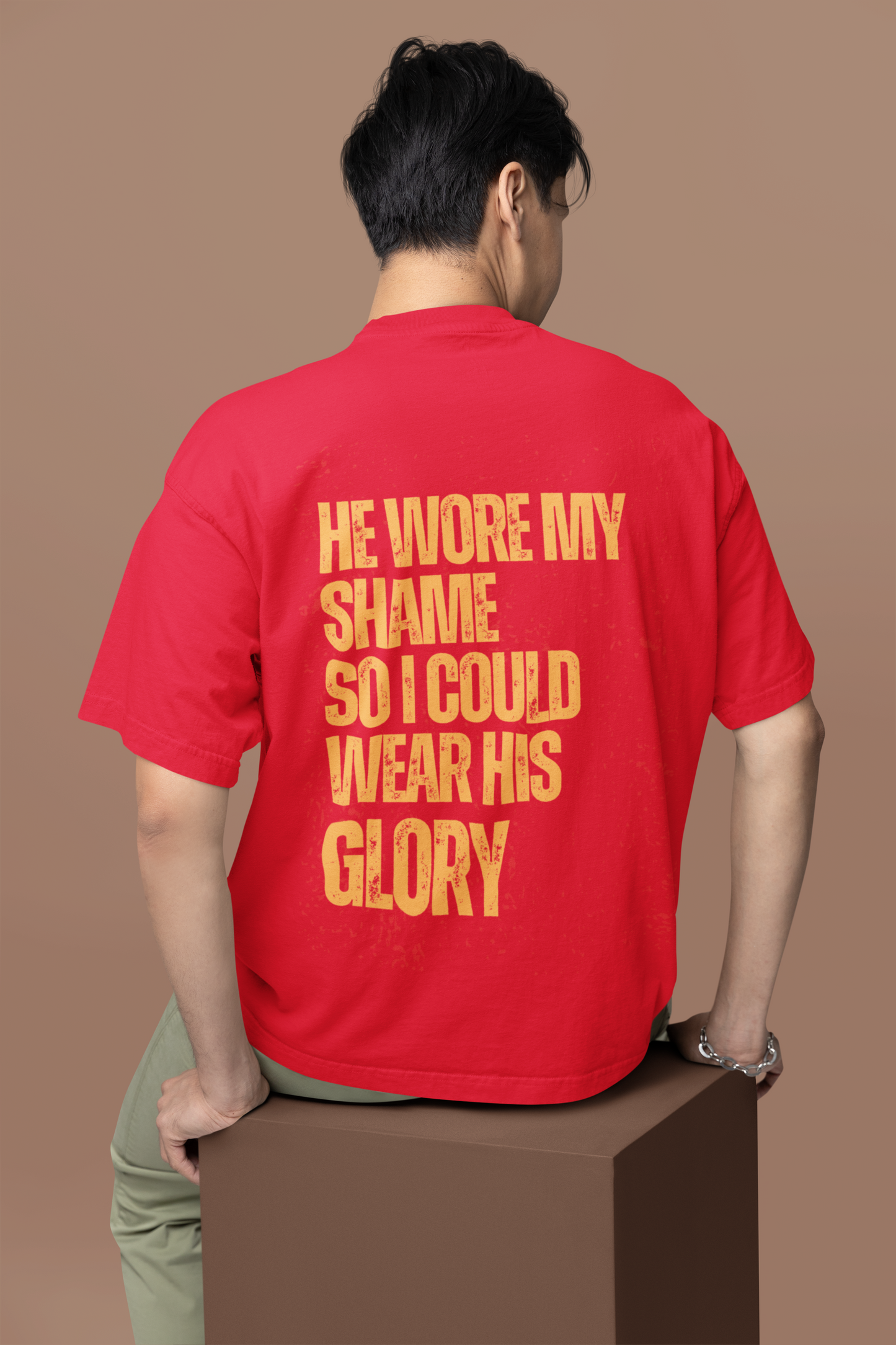 He Wore My Shame — Faith Streetwear Tee
