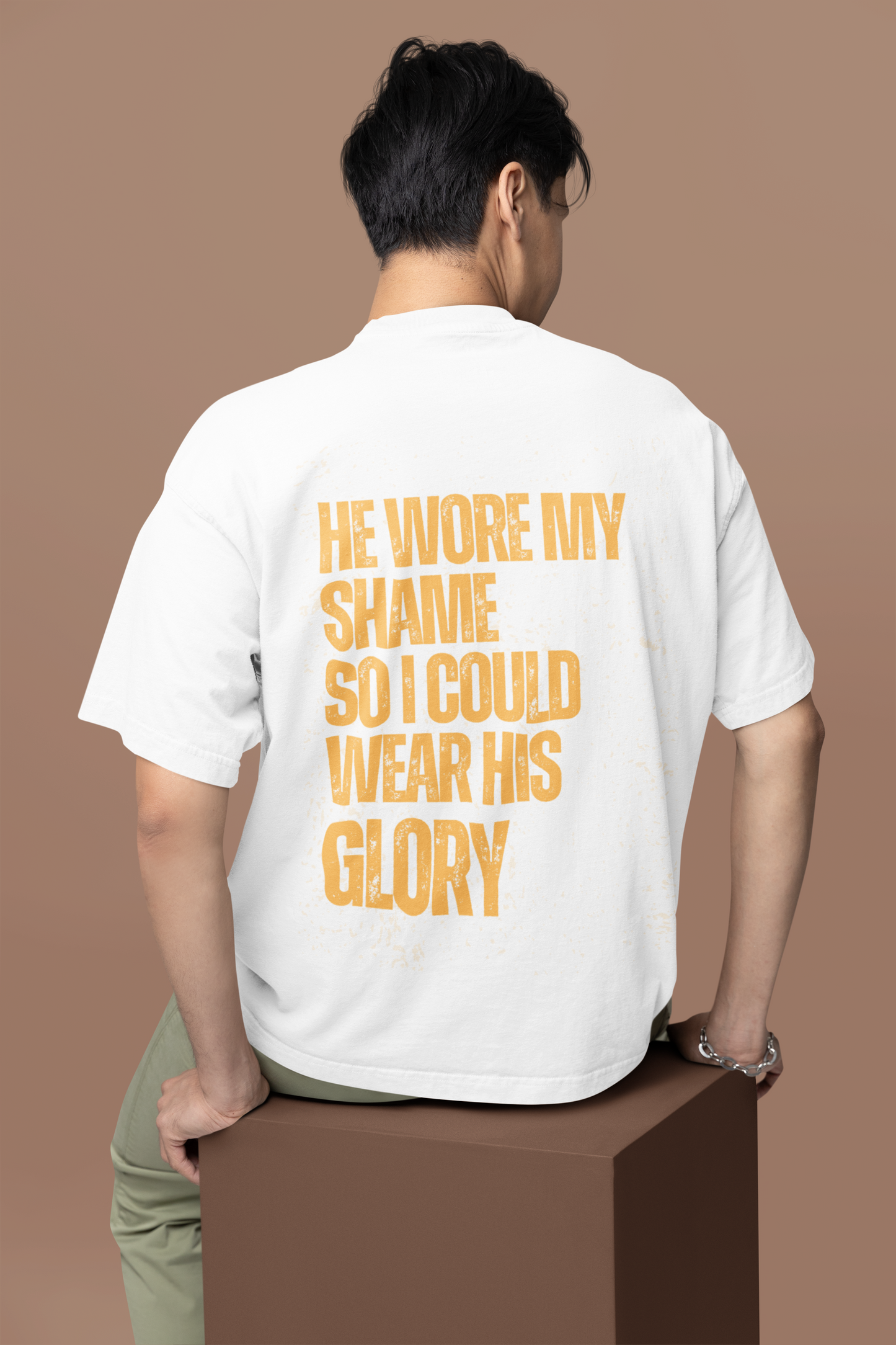 He Wore My Shame — Faith Streetwear Tee