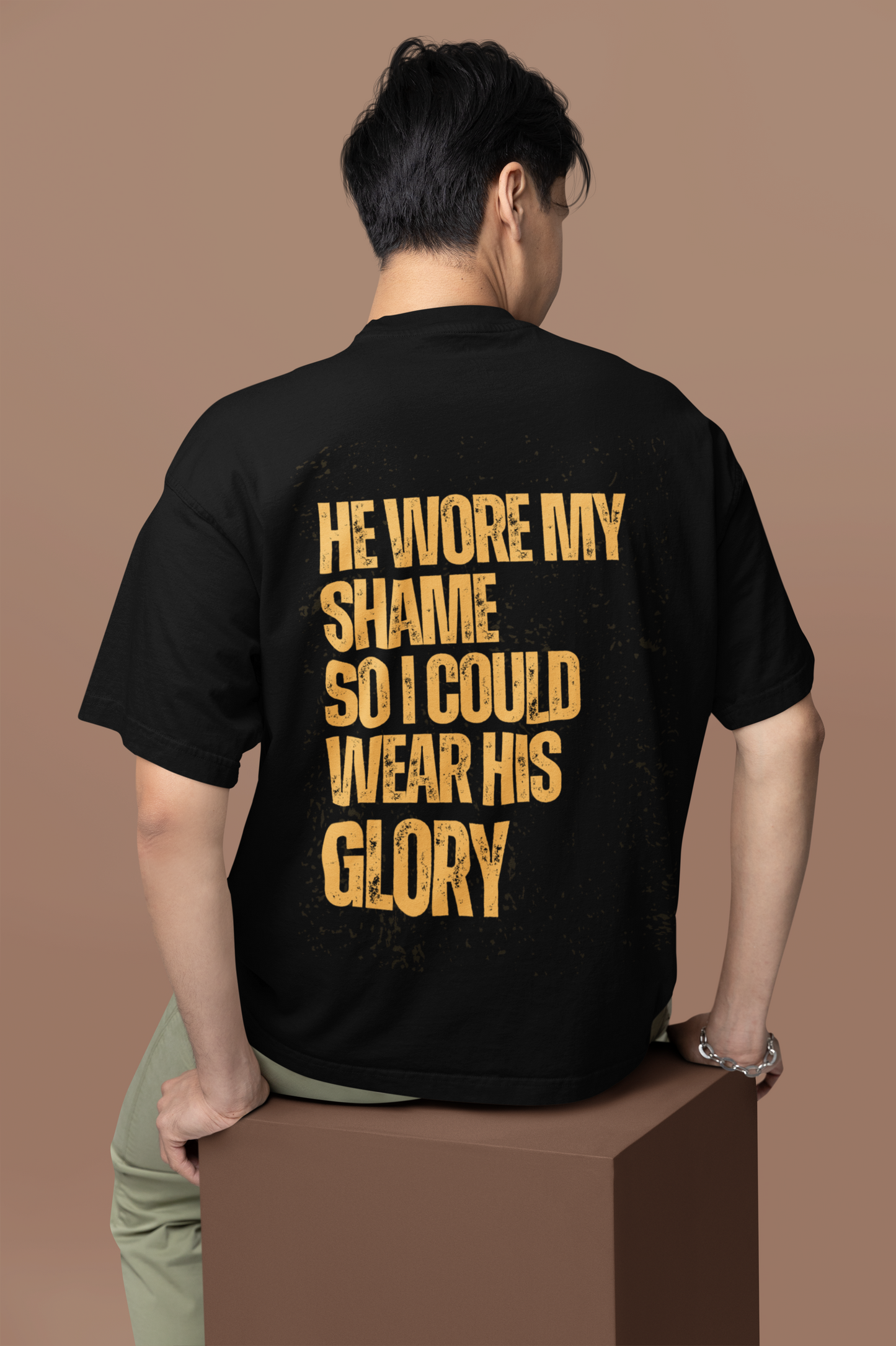 He Wore My Shame — Faith Streetwear Tee
