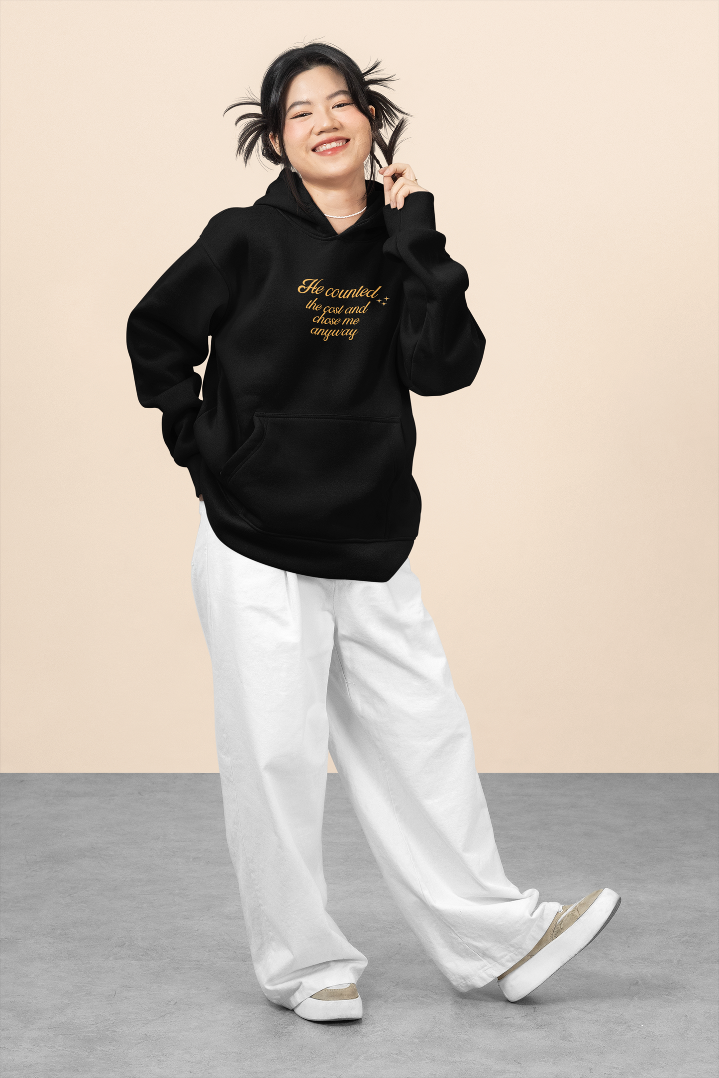 He Wore My Shame So I Could Wear His Glory — Faith Hoodie | Christian Streetwear