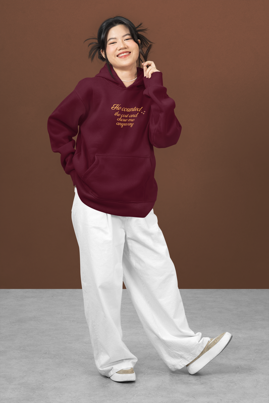 He Wore My Shame So I Could Wear His Glory — Faith Hoodie | Christian Streetwear