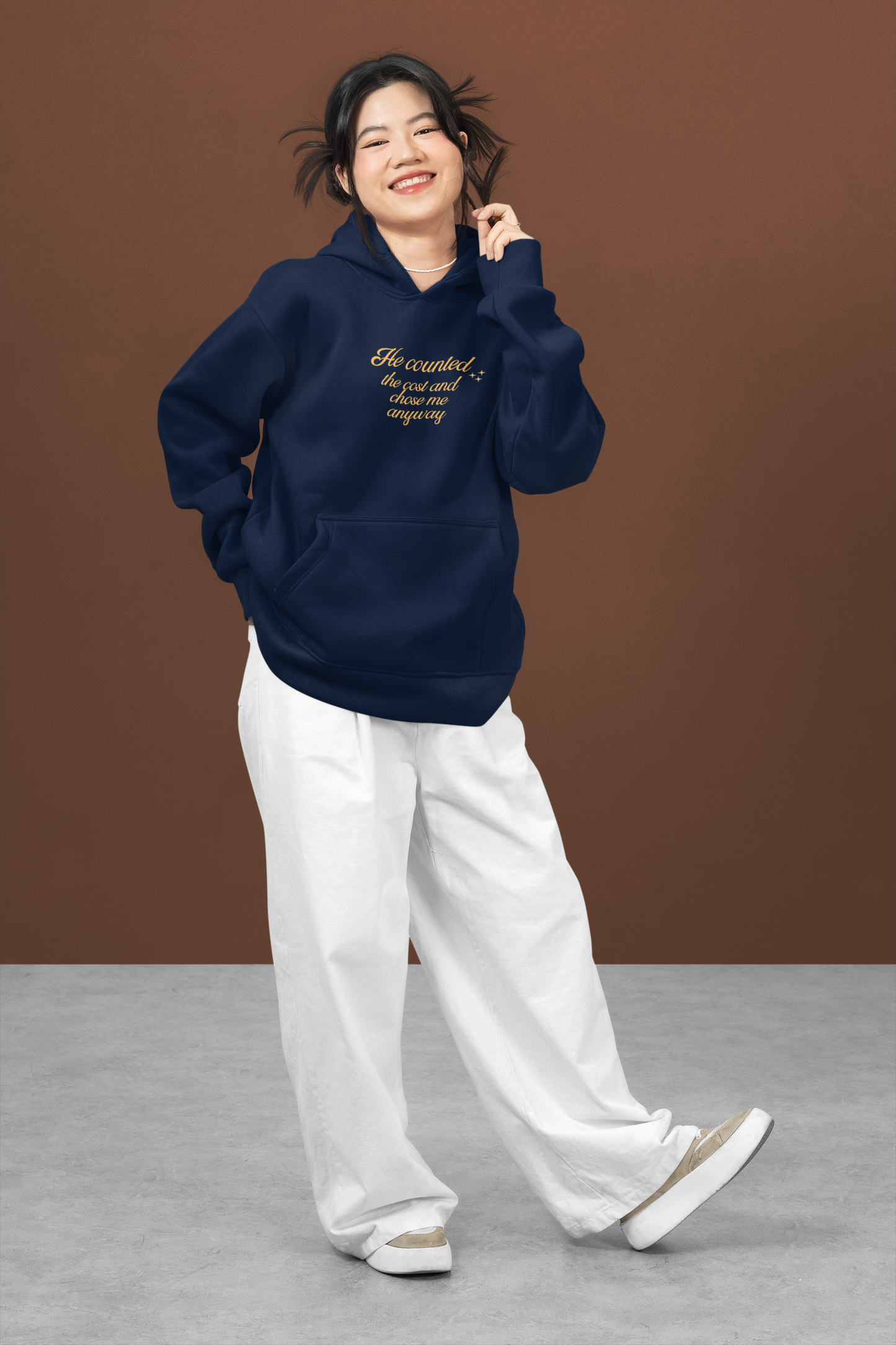 He Wore My Shame So I Could Wear His Glory — Faith Hoodie | Christian Streetwear