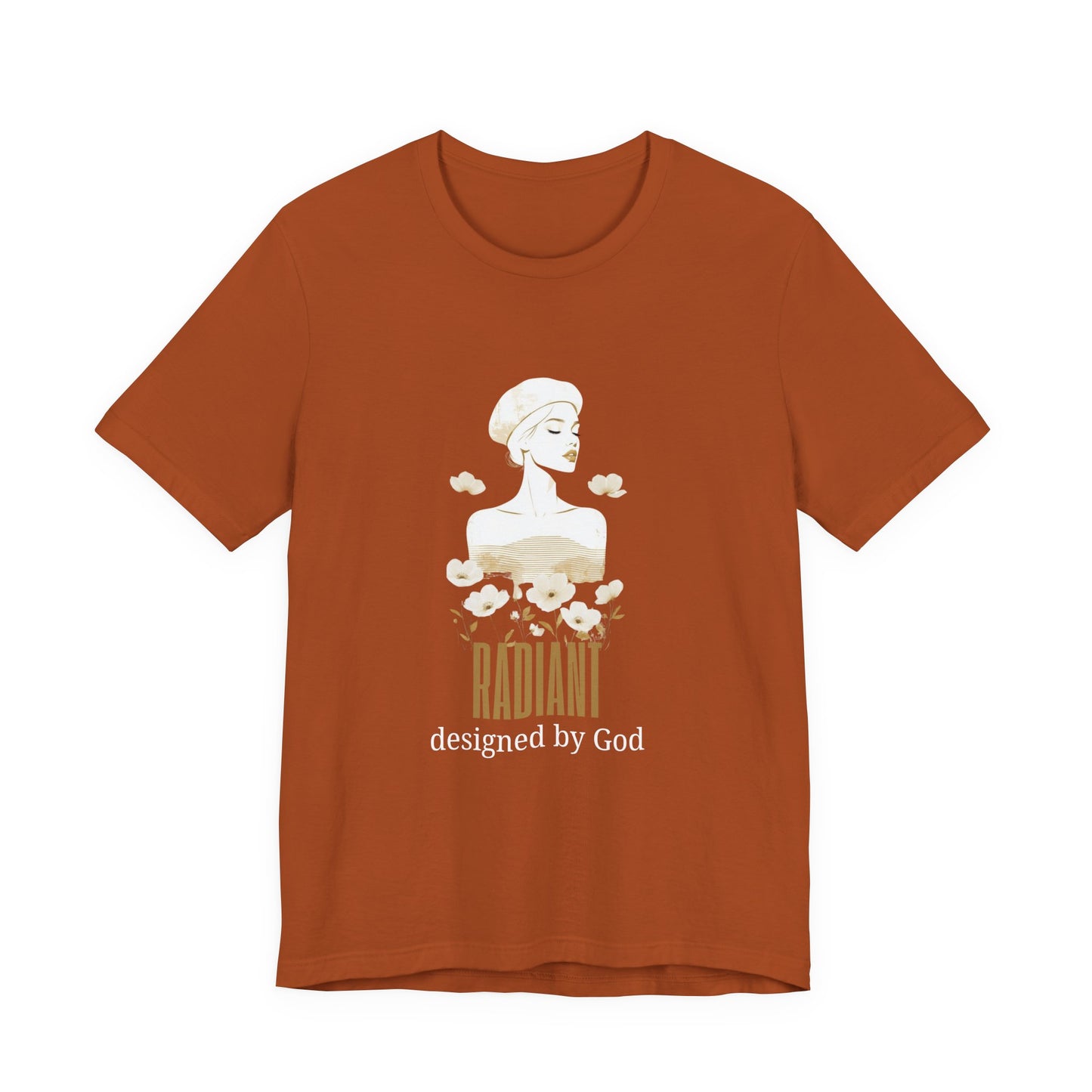 Radiant — Designed by God | Aesthetic Christian Faith T-Shirt | Streetwear Tee