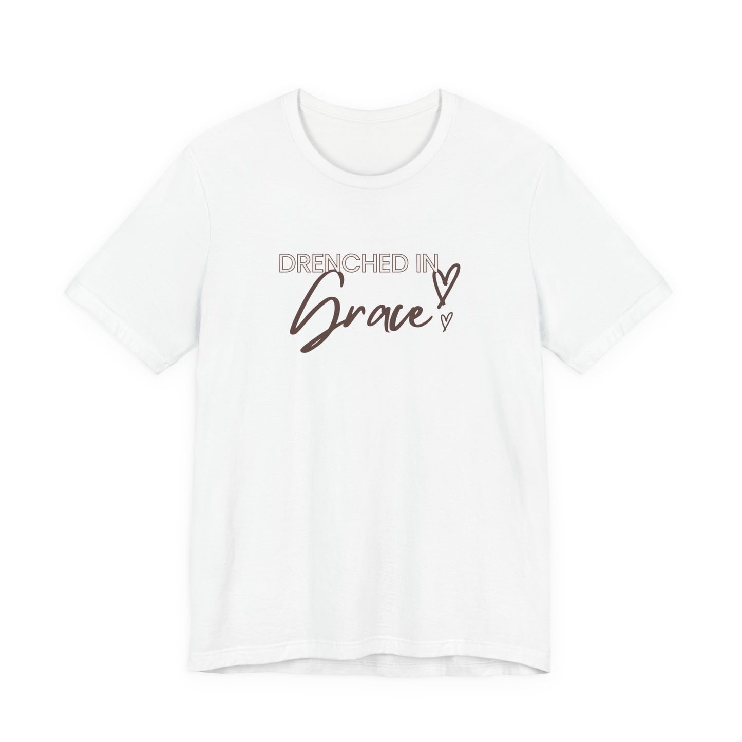 Drenched In Grace" Women's Christian Graphic Tee | Faith T-Shirt | Bella Canvas Inspirational Tee
