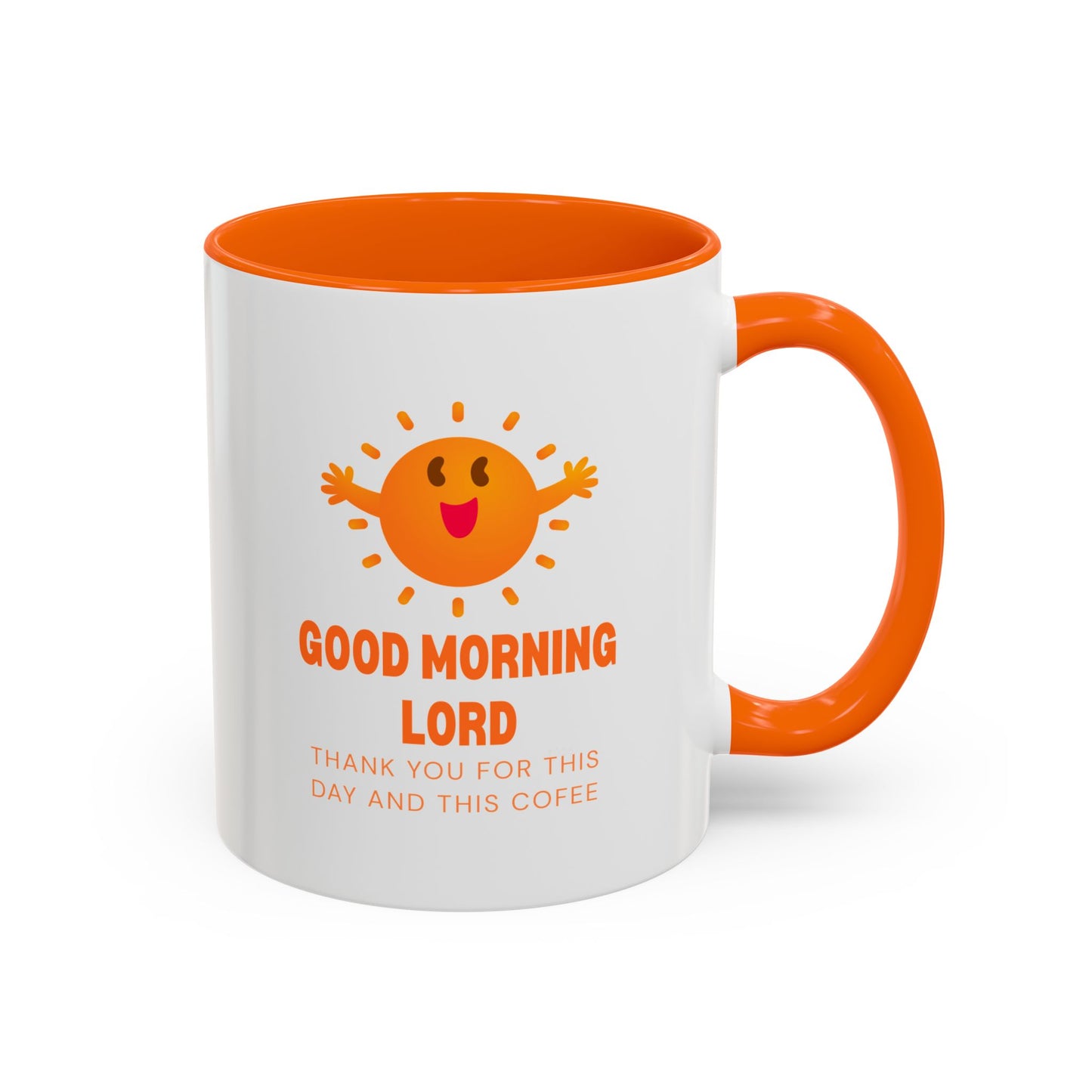 Good Morning Lord Coffee Mug — Christian Inspirational Accent Mug (11/15oz)