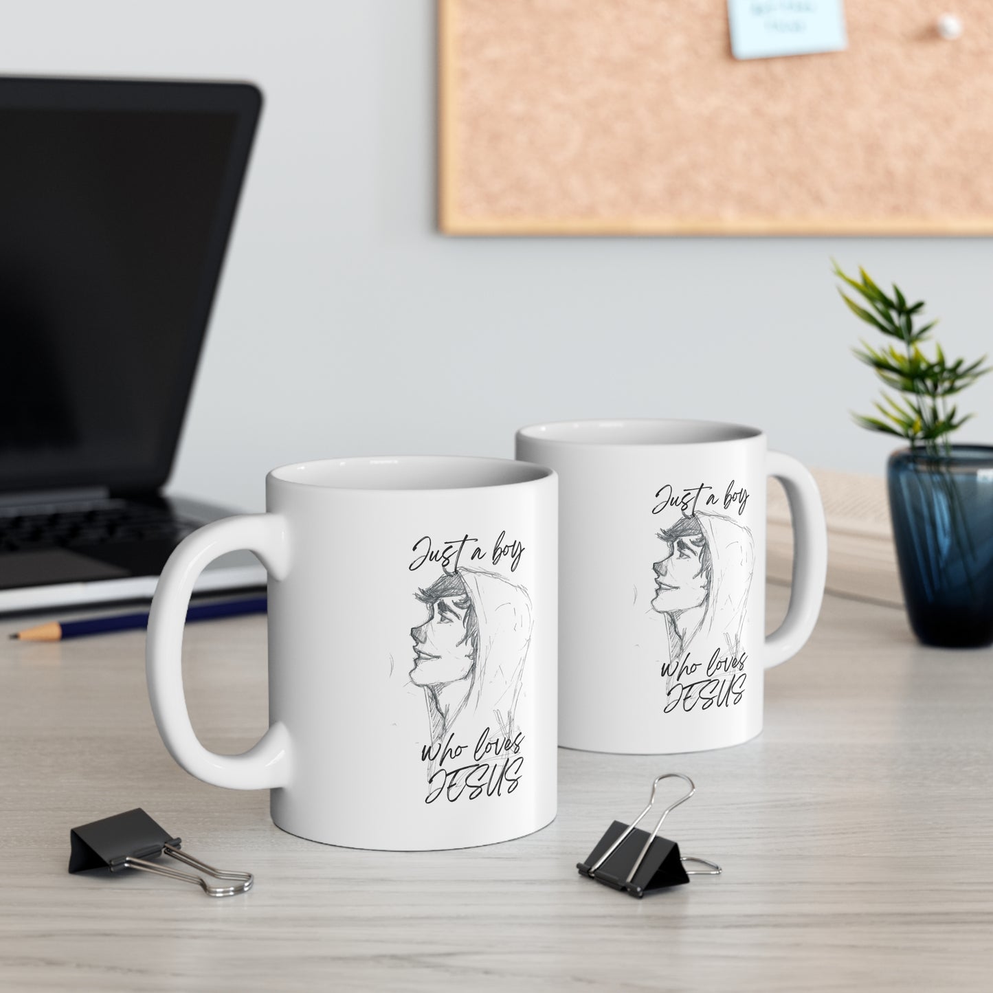 Gift for Christian Teen Boy | Mug for Boy Who Loves God | Faith Gift for Son | Youth Ministry | Church | Baptism | Jesus | 11oz