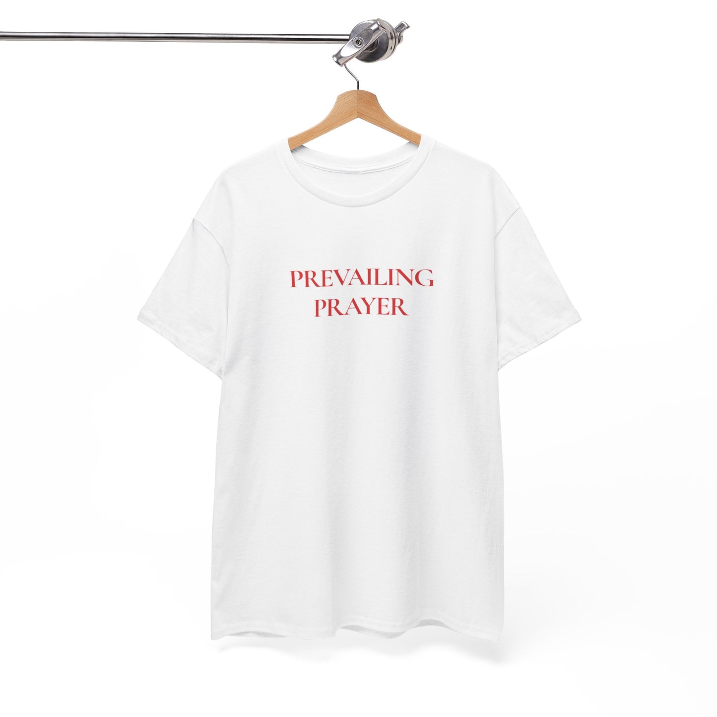 Prevailing Prayer — A Man Who Prays Is A Man Who Prevails" Men's Christian Graphic Tee | Faith T-Shirt for Men