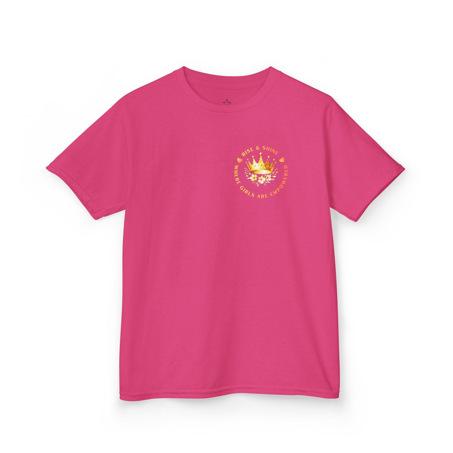 Kids T-Shirt — "Arise and Shine" Inspirational Girl Graphic Tee