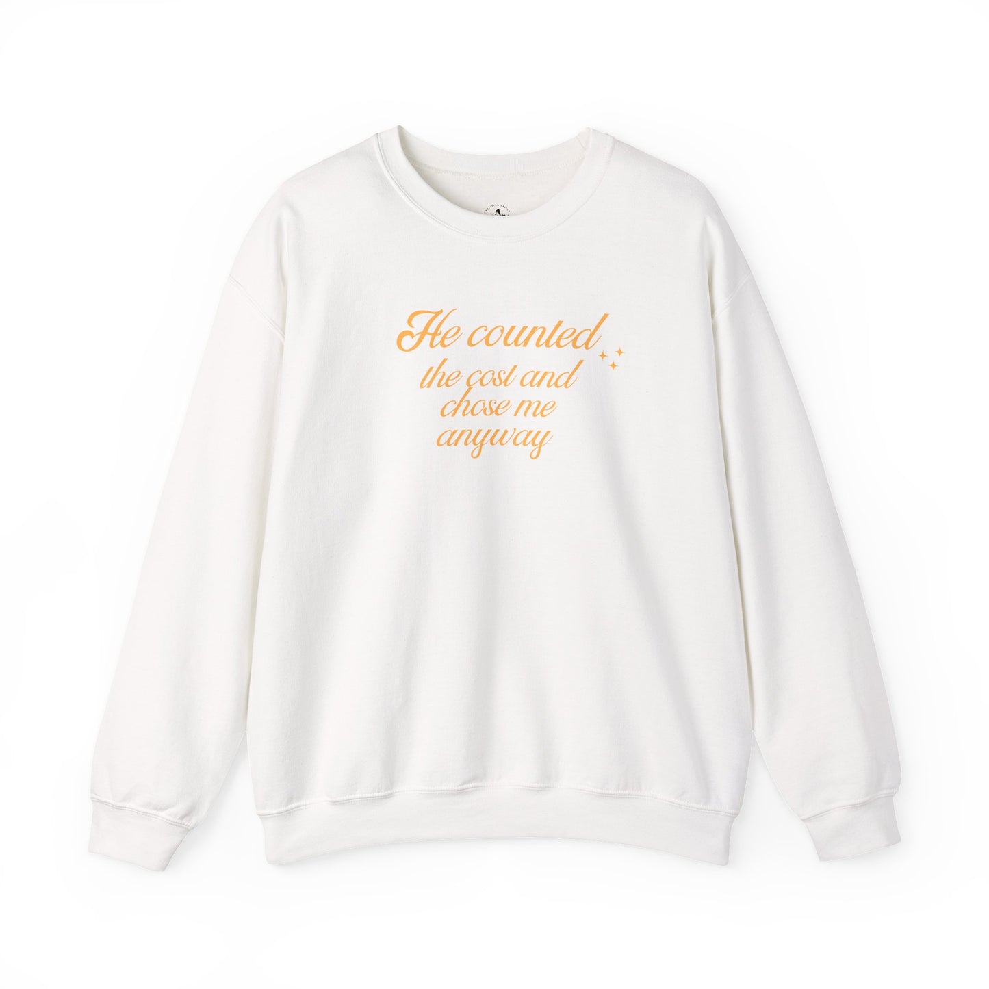 Christian Sweatshirt — "He Wore My Shame So I Could Wear His Glory" | Faith Crewneck | Religious Gift